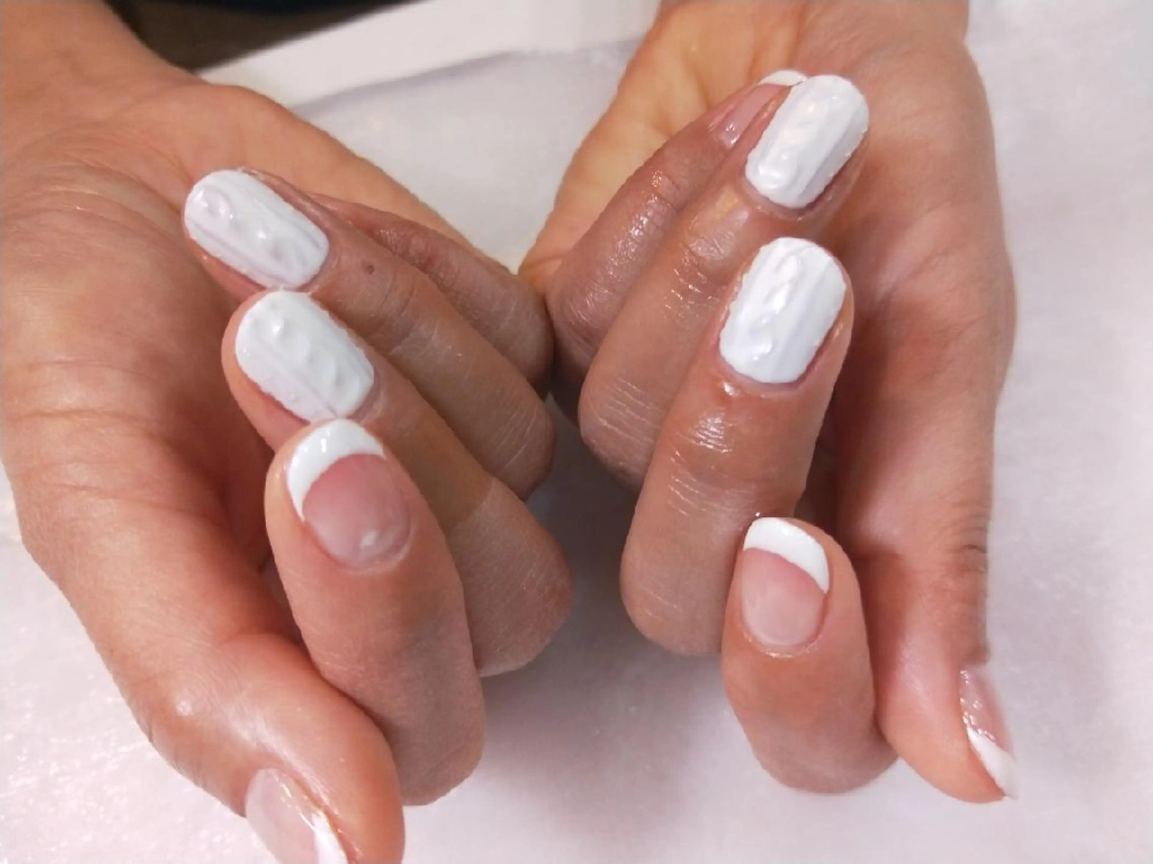 ネイル ハンドネイル ハンドケア R'well所属・はばすみれ🎀ﾈｲﾙ 光ﾌｪｲｼｬﾙ ﾍｱのネイルデザイン