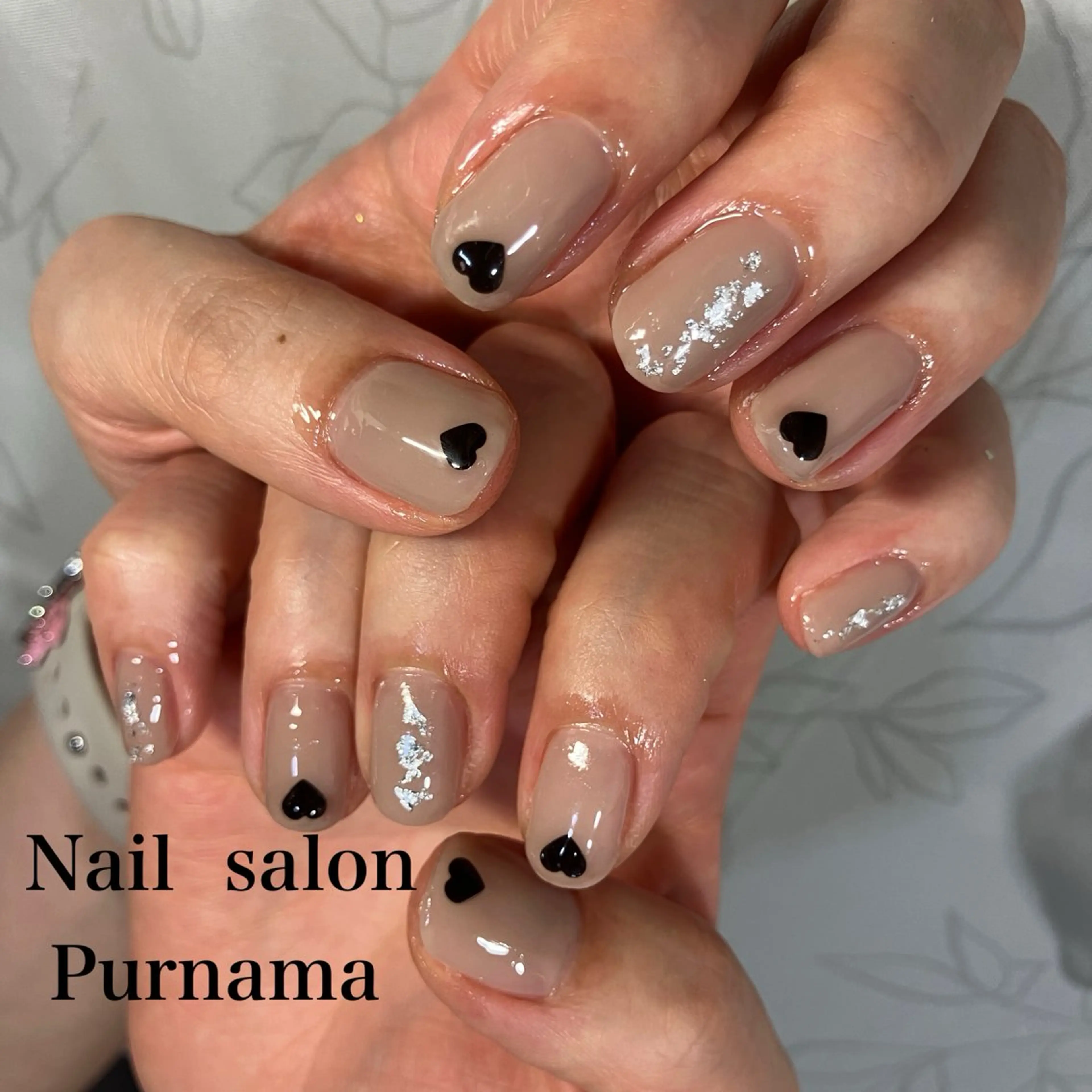 ネイル ハンドネイル Purnama(ﾌﾟﾙﾅﾓ)所属・Purnama あきのネイルデザイン