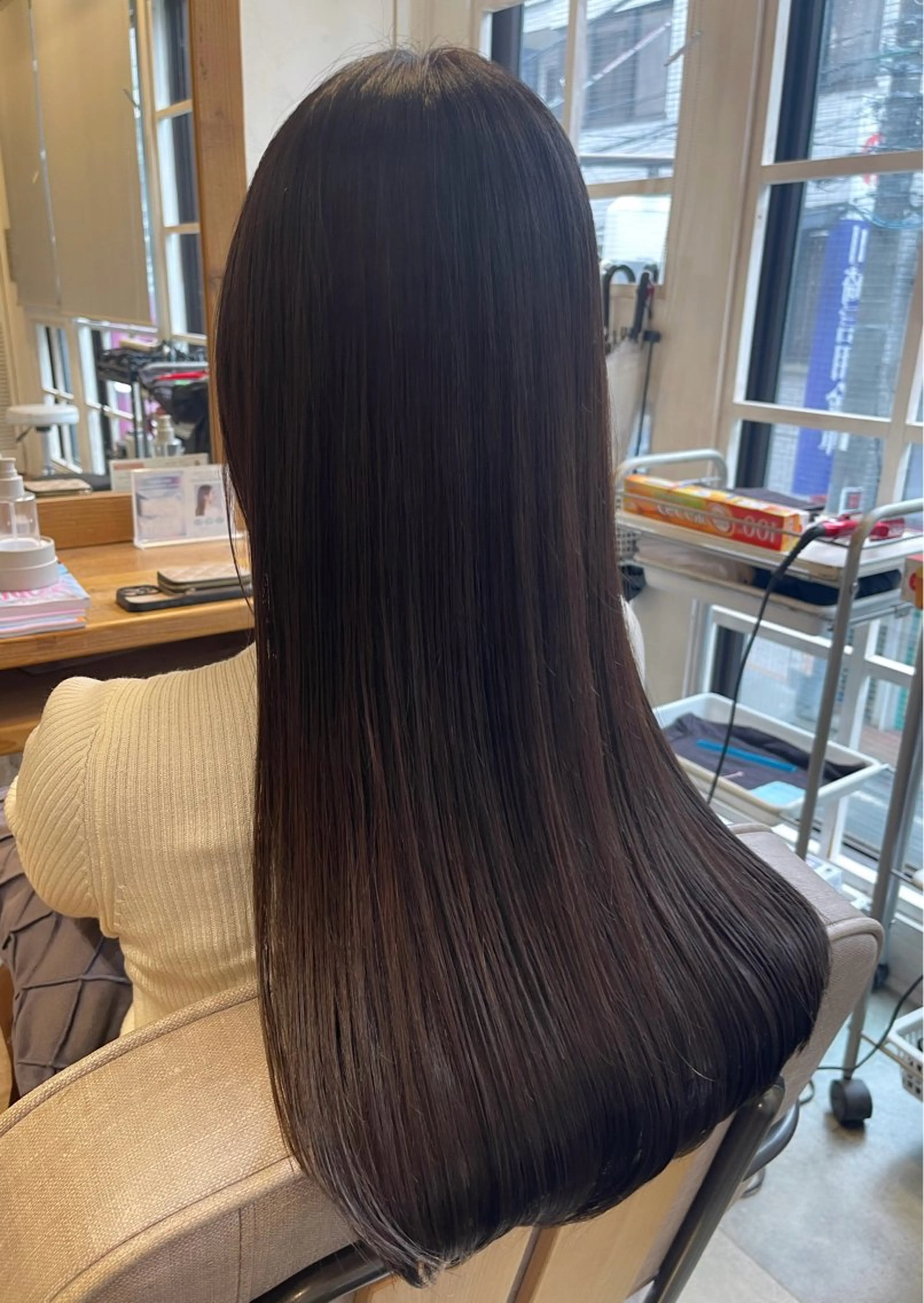 ロング 縮毛矯正 SALOWIN川崎WEST所属・💐【柔らか質感】 縮毛矯正MIKU💐のヘアスタイル
