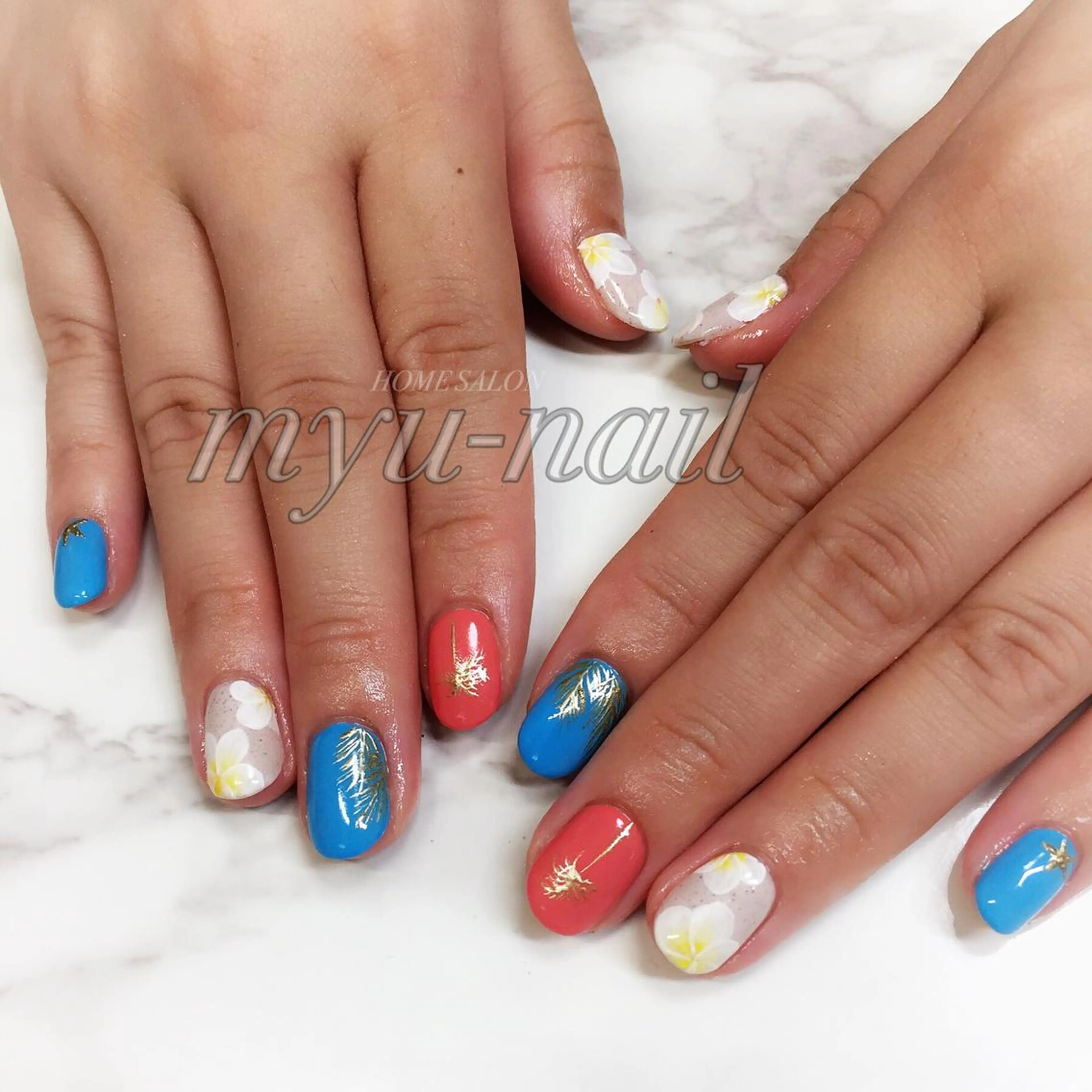 ネイル ホームサロン myu-nailのネイルデザイン