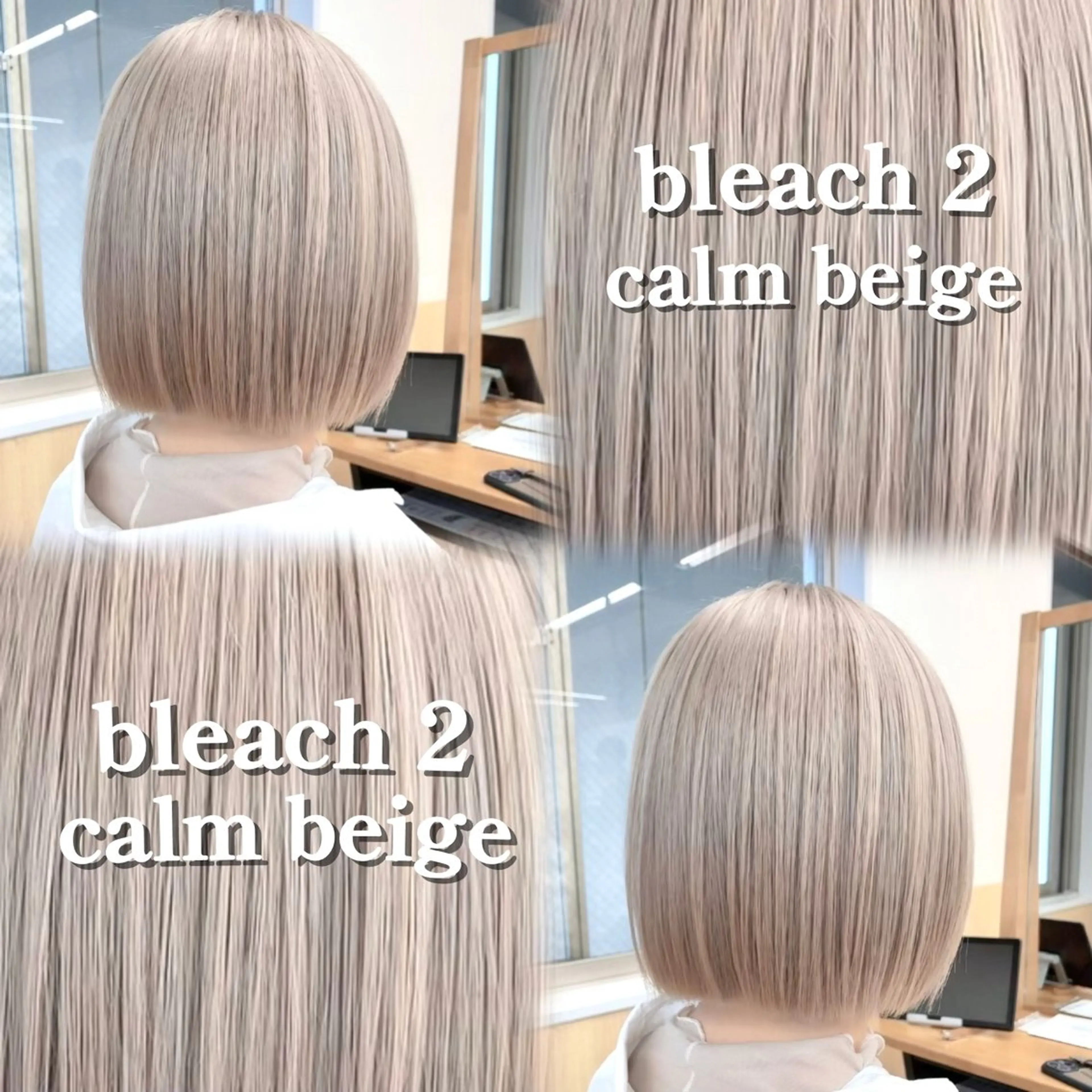 ショート カラー ハイトーンカラー ボブ ハイトーン/横浜 /伊藤　怜のヘアスタイル