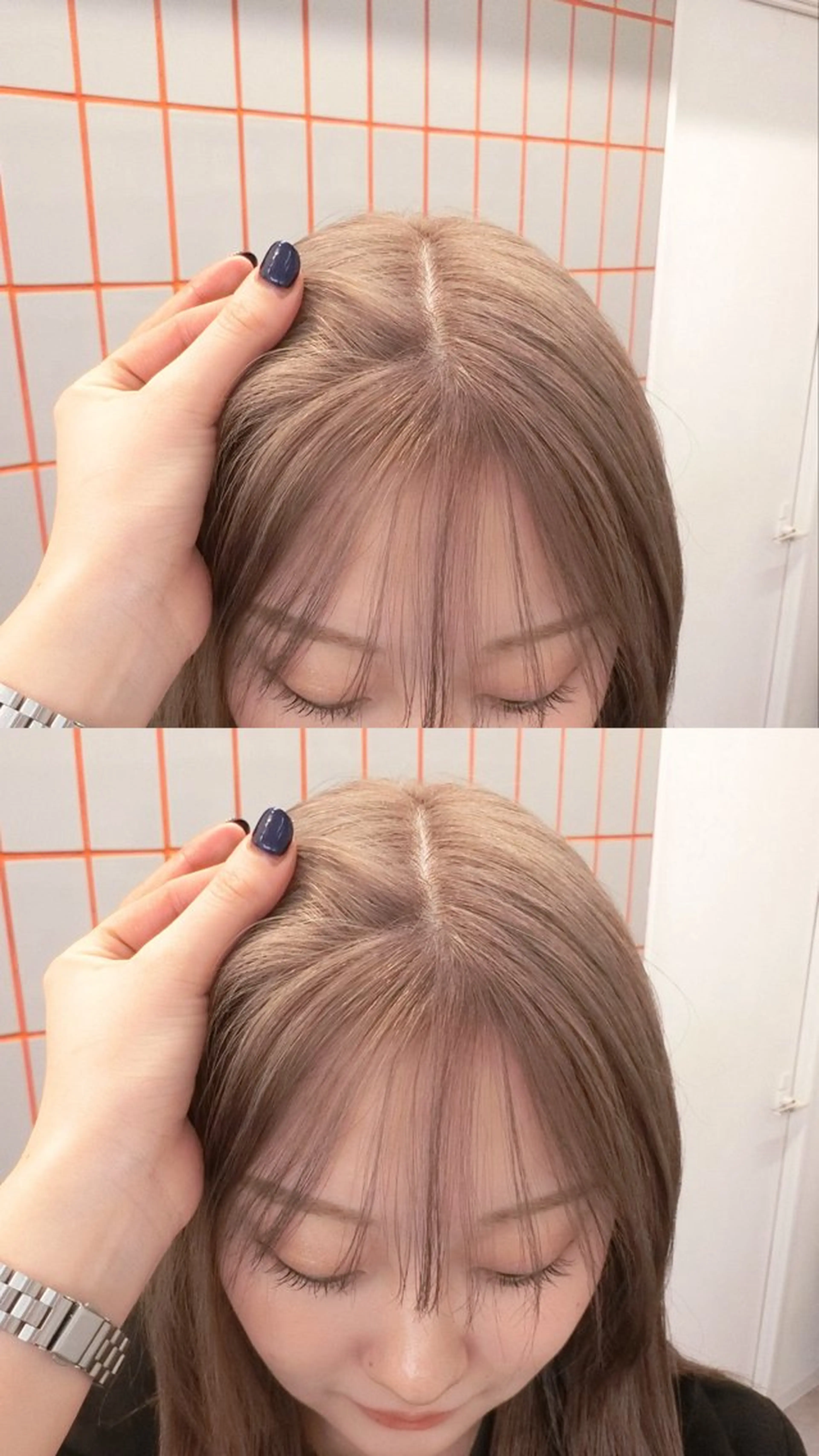 ミディアム PELE所属・盛れる💖ミルクティ ー💍🎀yuiのヘアスタイル