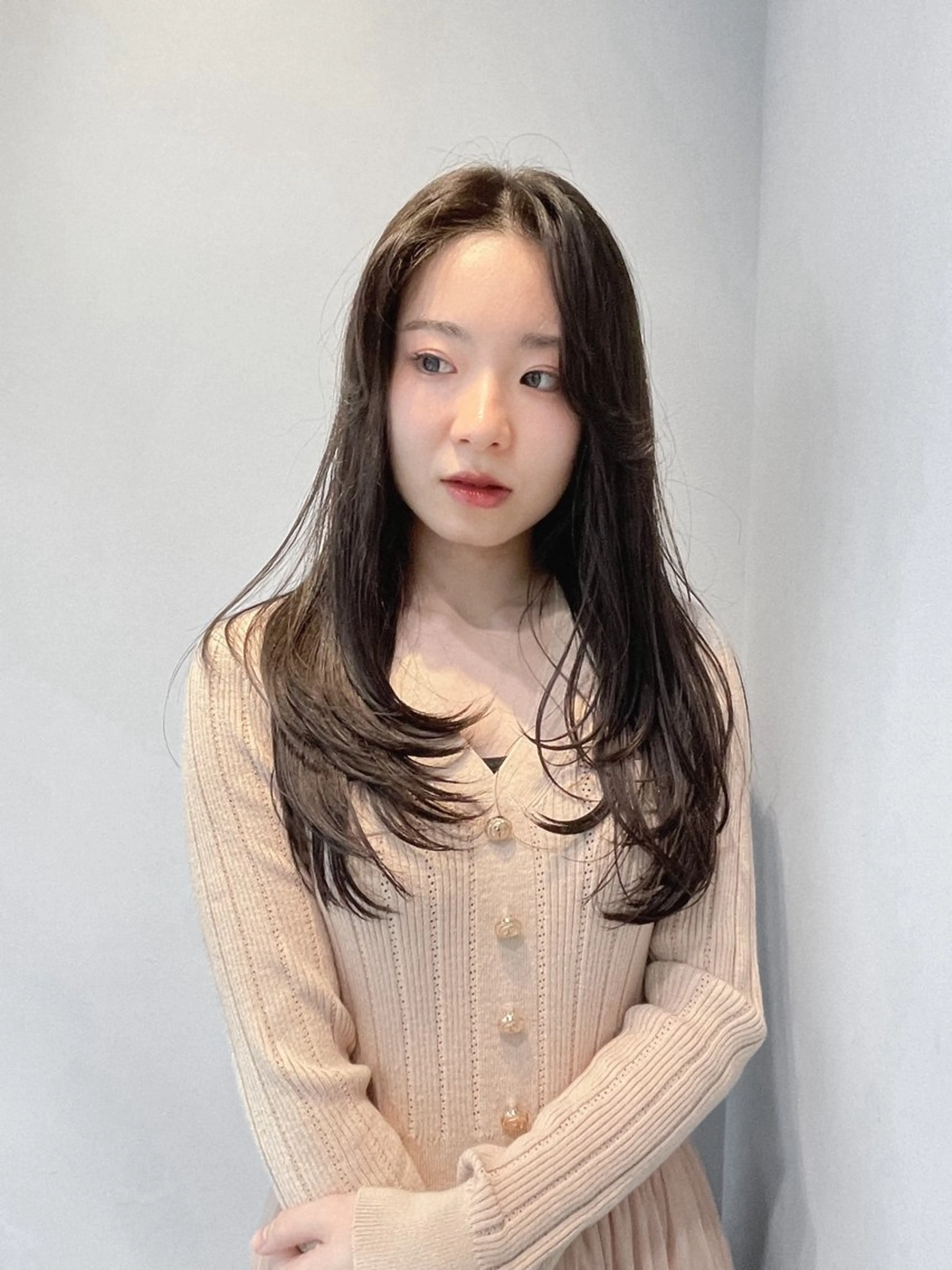 ロング トリートメント 山口生真 ✂︎小顔矯正カットのヘアスタイル