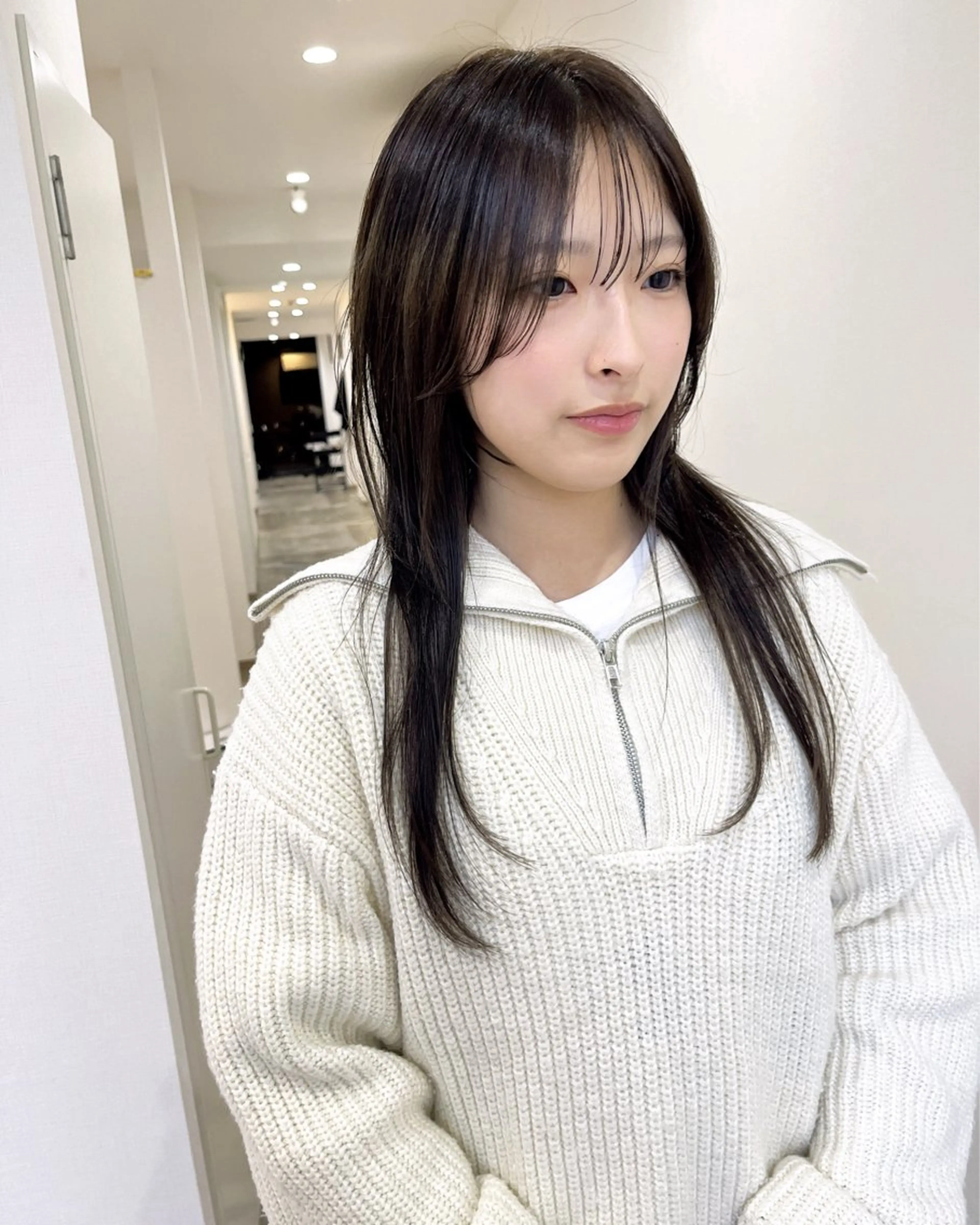 ロング ロングレイヤー レイヤーカット ロング ショート&ボブ井上 菜樹のヘアスタイル