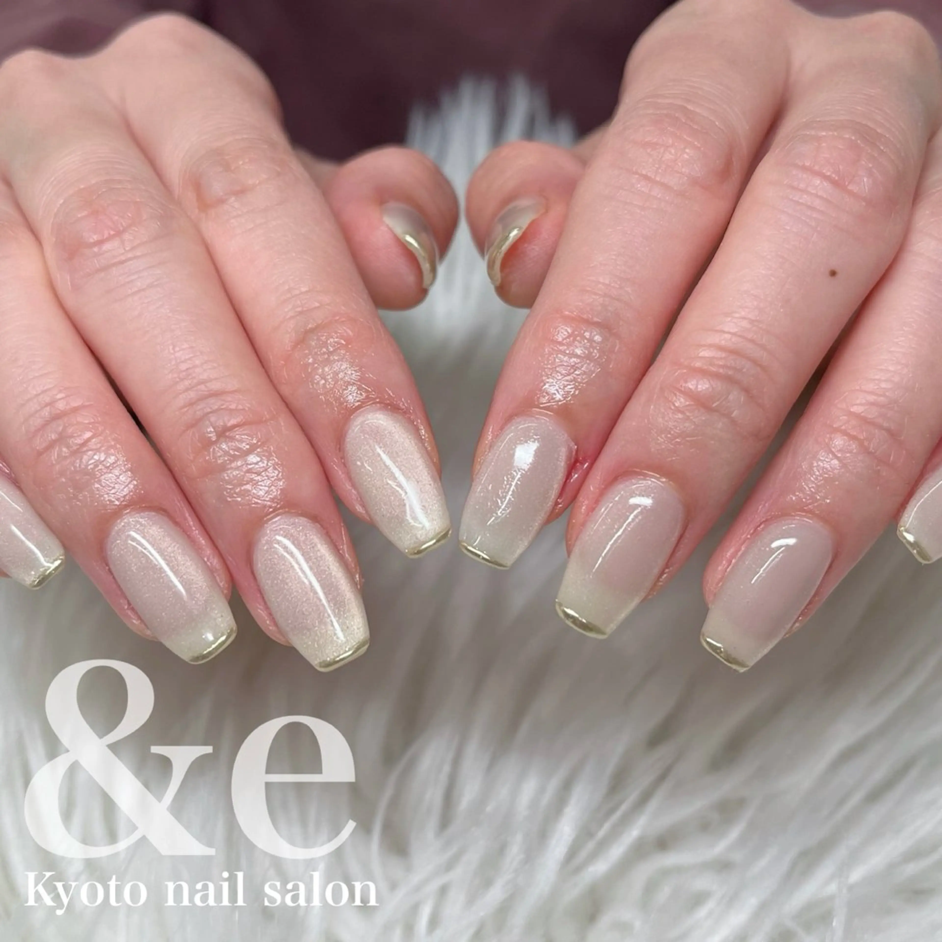 ネイル マグネットネイル ミラーネイル ハンドネイル nail salon &e ayanoのネイルデザイン