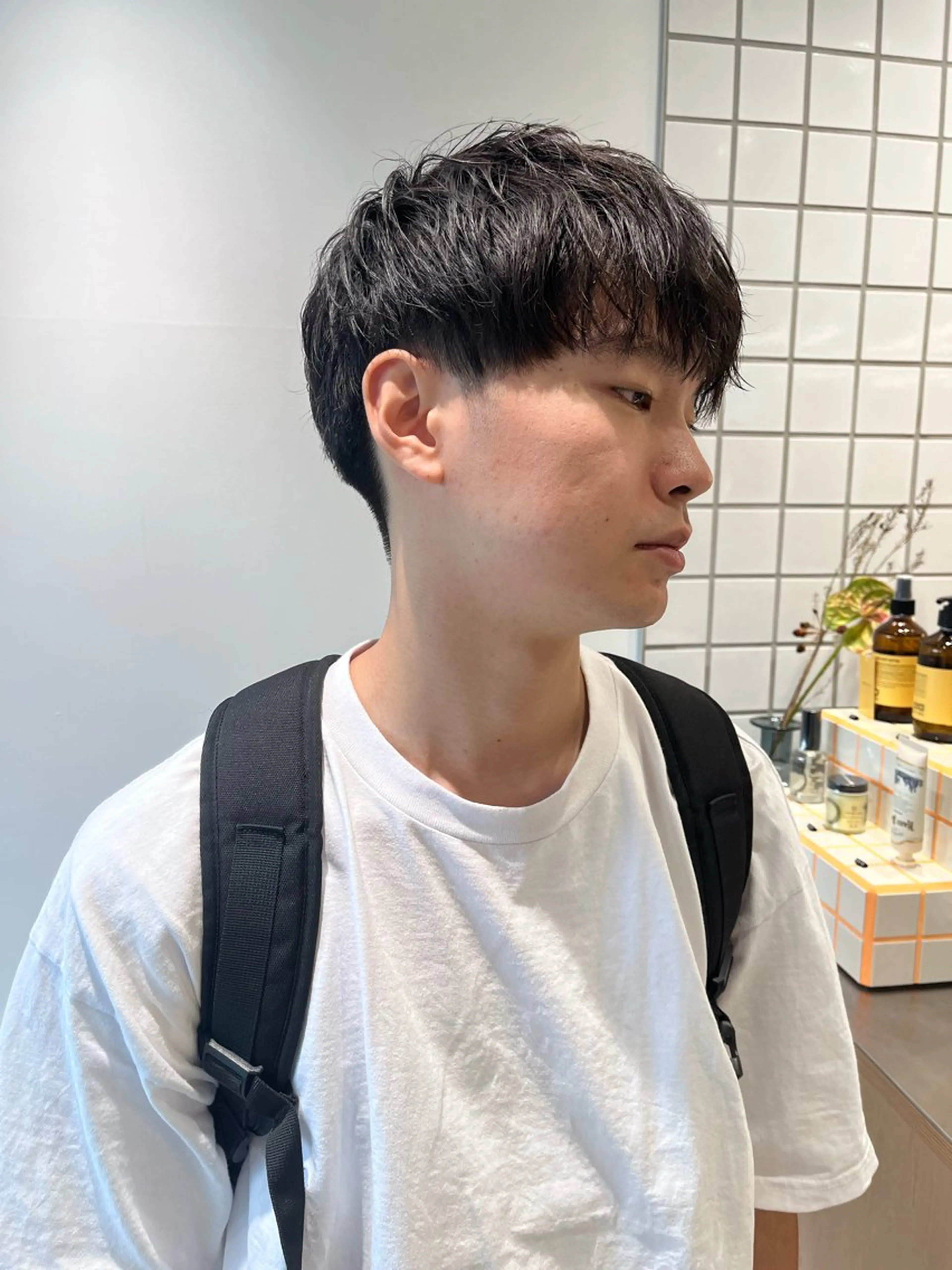 ショート メンズ マッシュ ショートヘア カット 原宿パーマ kazuのヘアスタイル