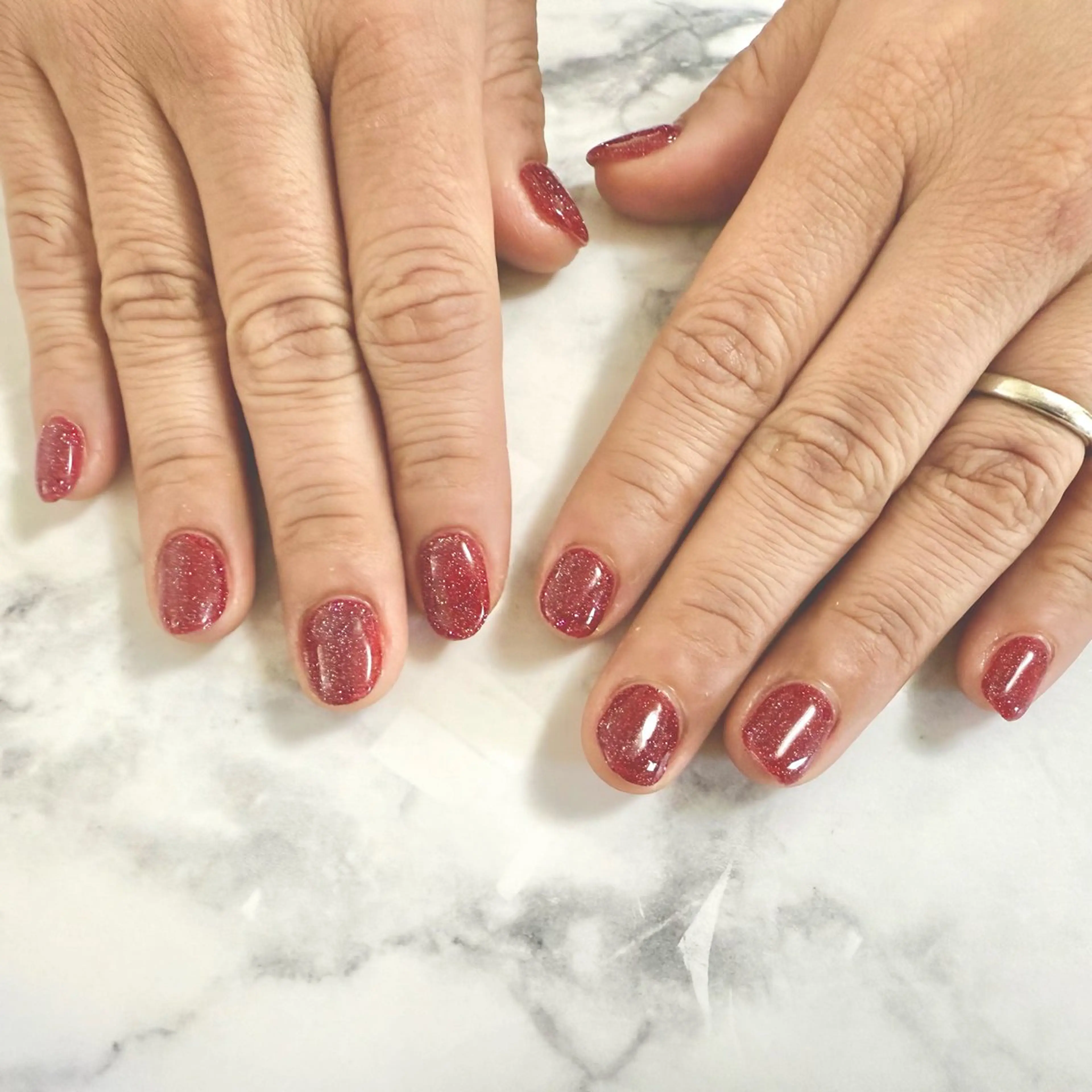 ネイル ハンドネイル Mint glow ABEのネイルデザイン