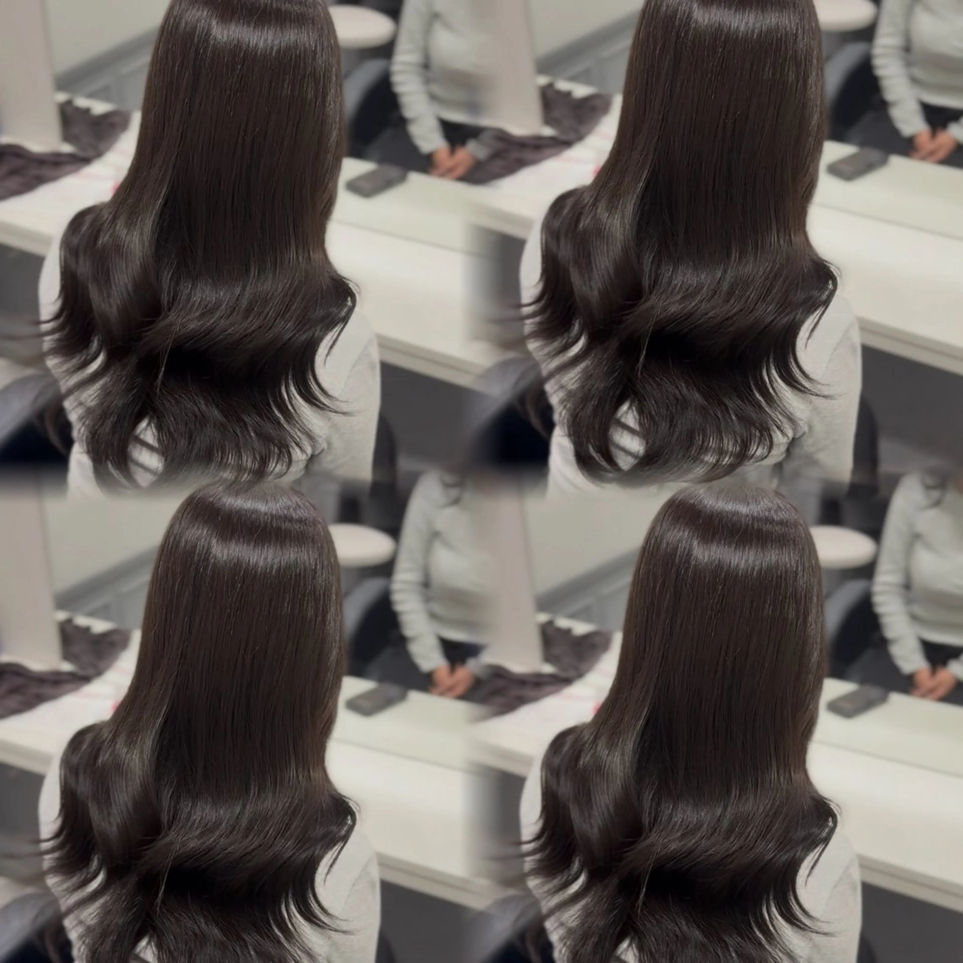 ロング カラー ヘアカラー トリートメント 🦋エクステ/透明感 /艶髪🦋REISAのヘアスタイル