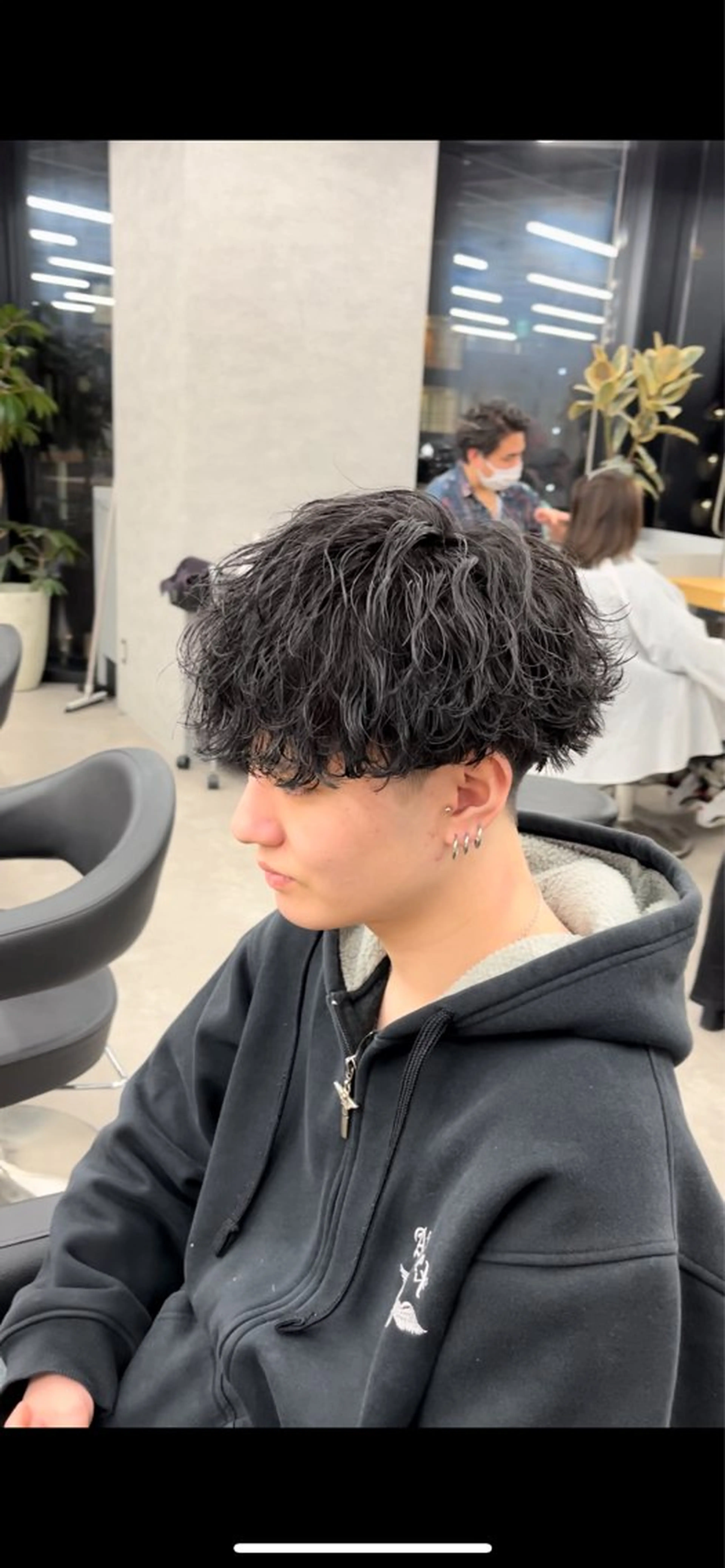 パーマ メンズ カット パーマ ヘッドスパ ヘアセット 🔥メンズカット＋ パーマの達人🔥のヘアスタイル