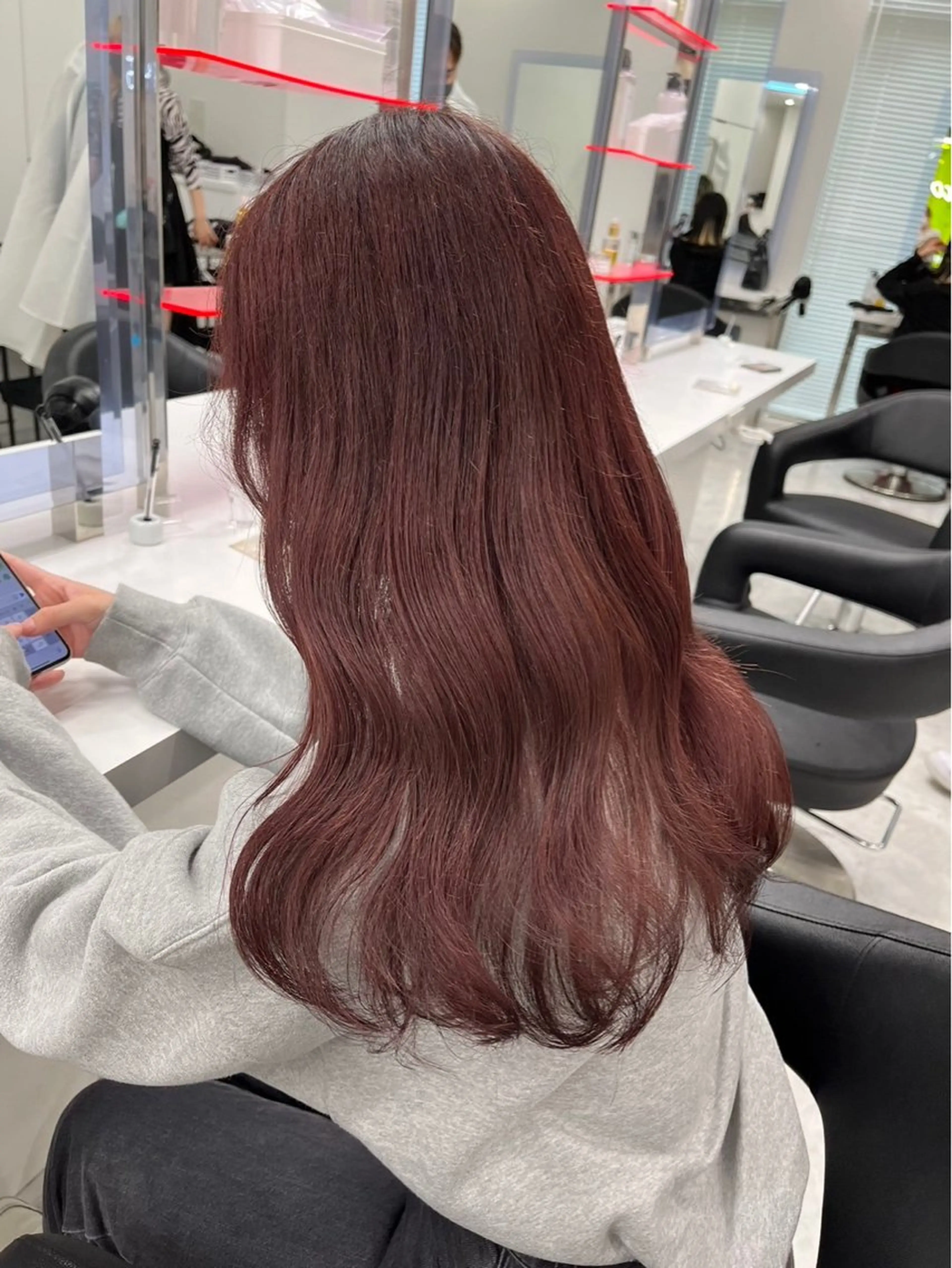 ロング カラー ♥️うる艶暖色 銀座♥️mioのヘアスタイル