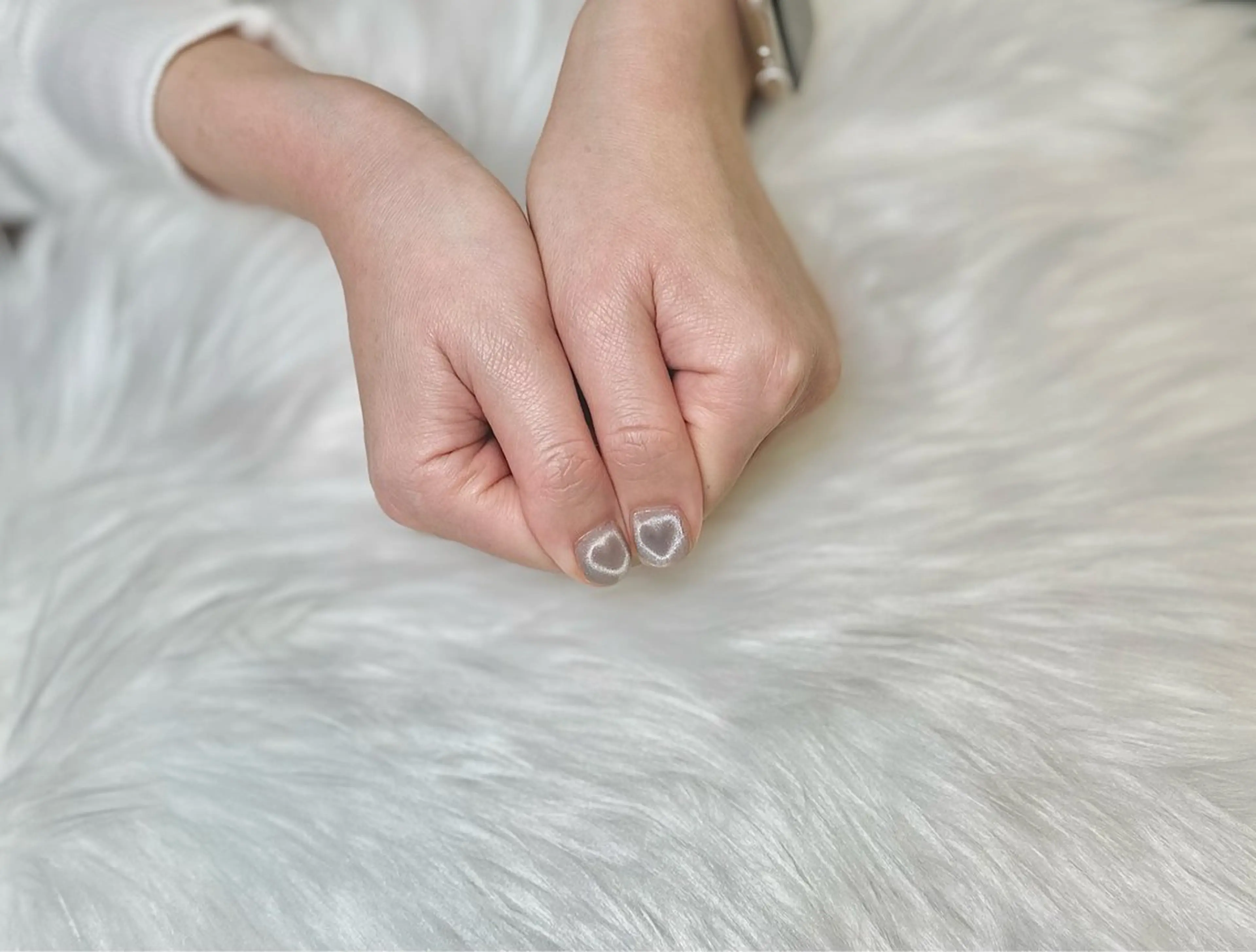 ネイル ハート マグネットネイル m_nail所属・O Mayaのネイルデザイン