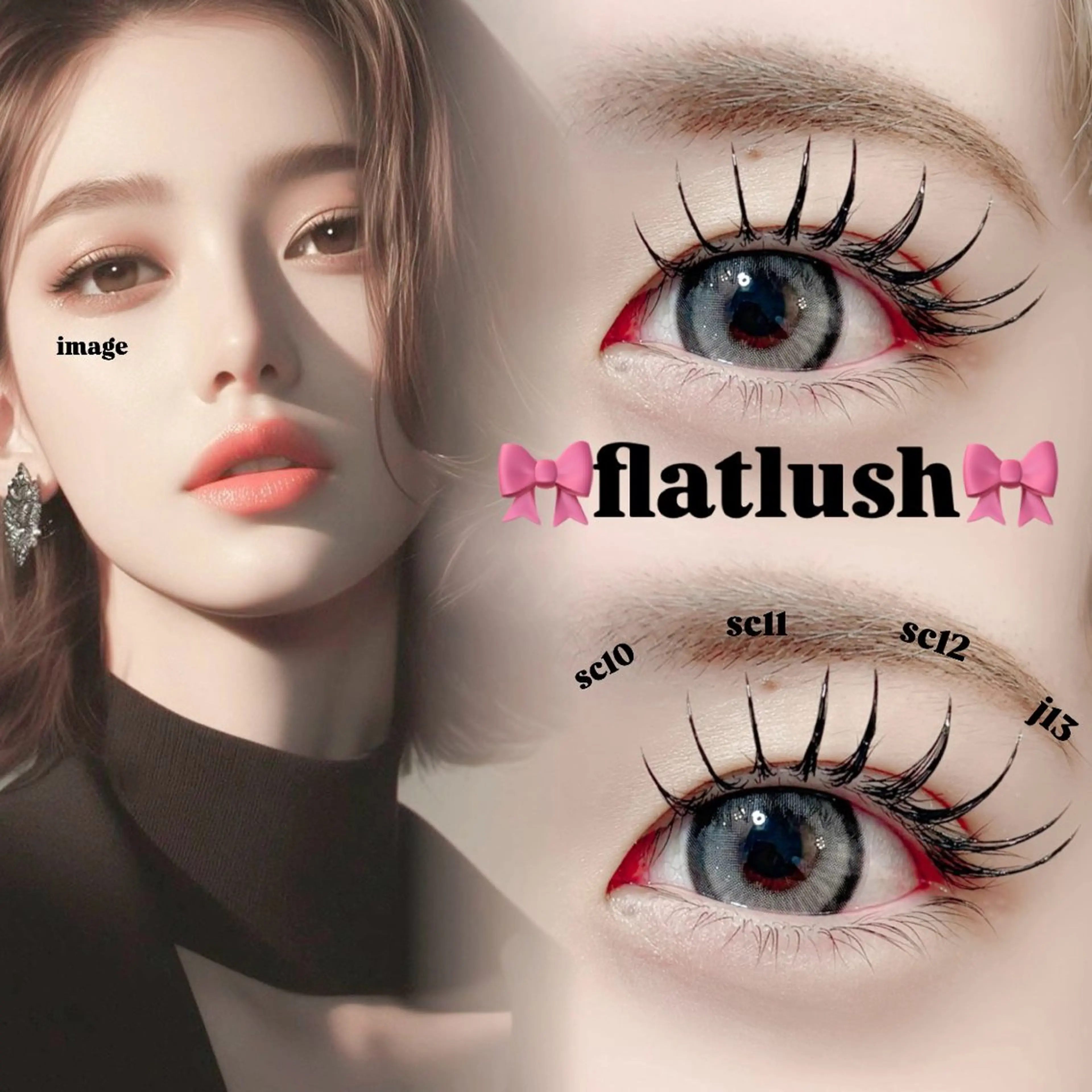 マツエク・マツパ 🎀Moa🎀 【束感まつ毛】のマツエク・マツパデザイン