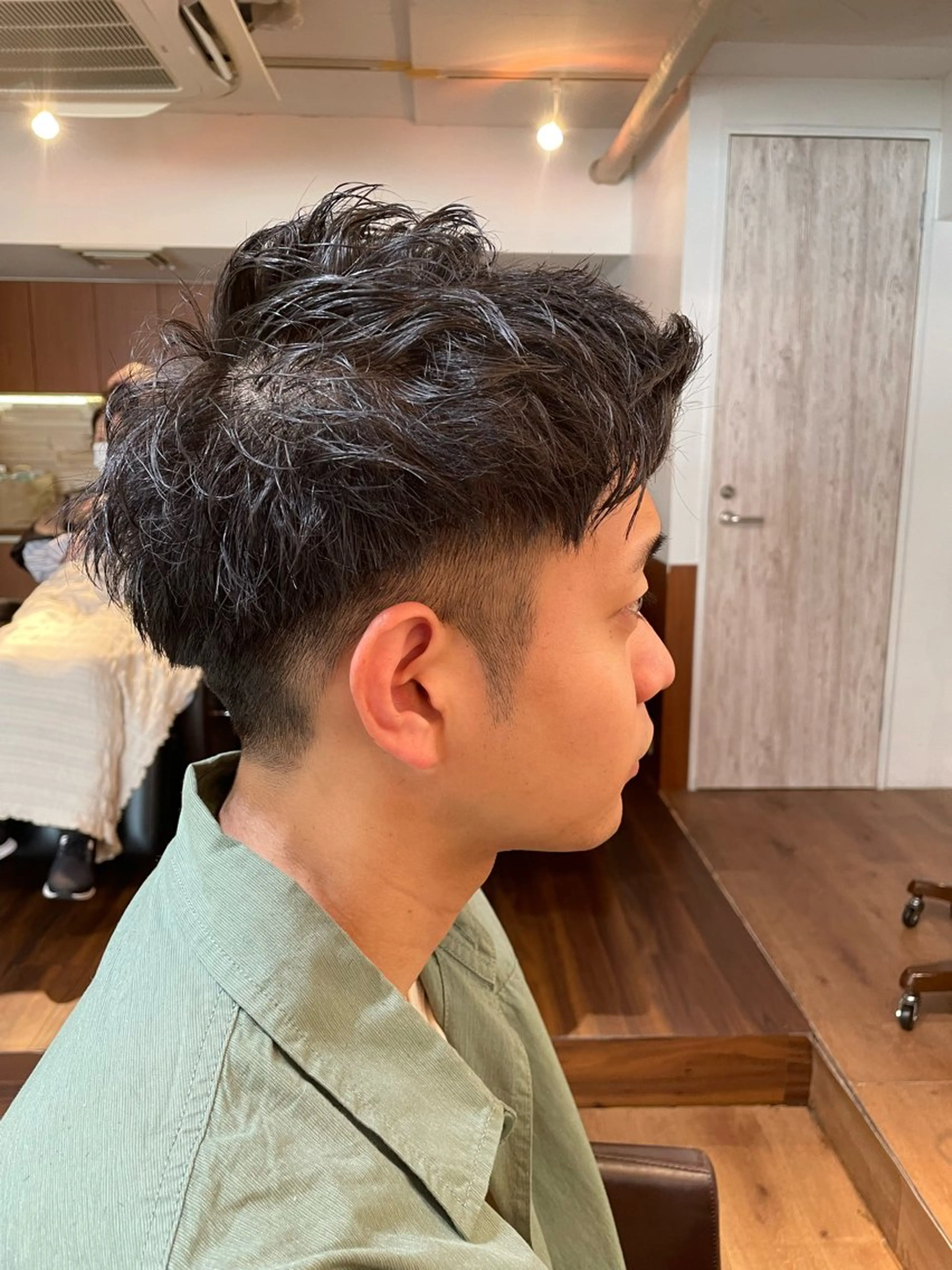 パーマ メンズ 西村 友佑のヘアスタイル
