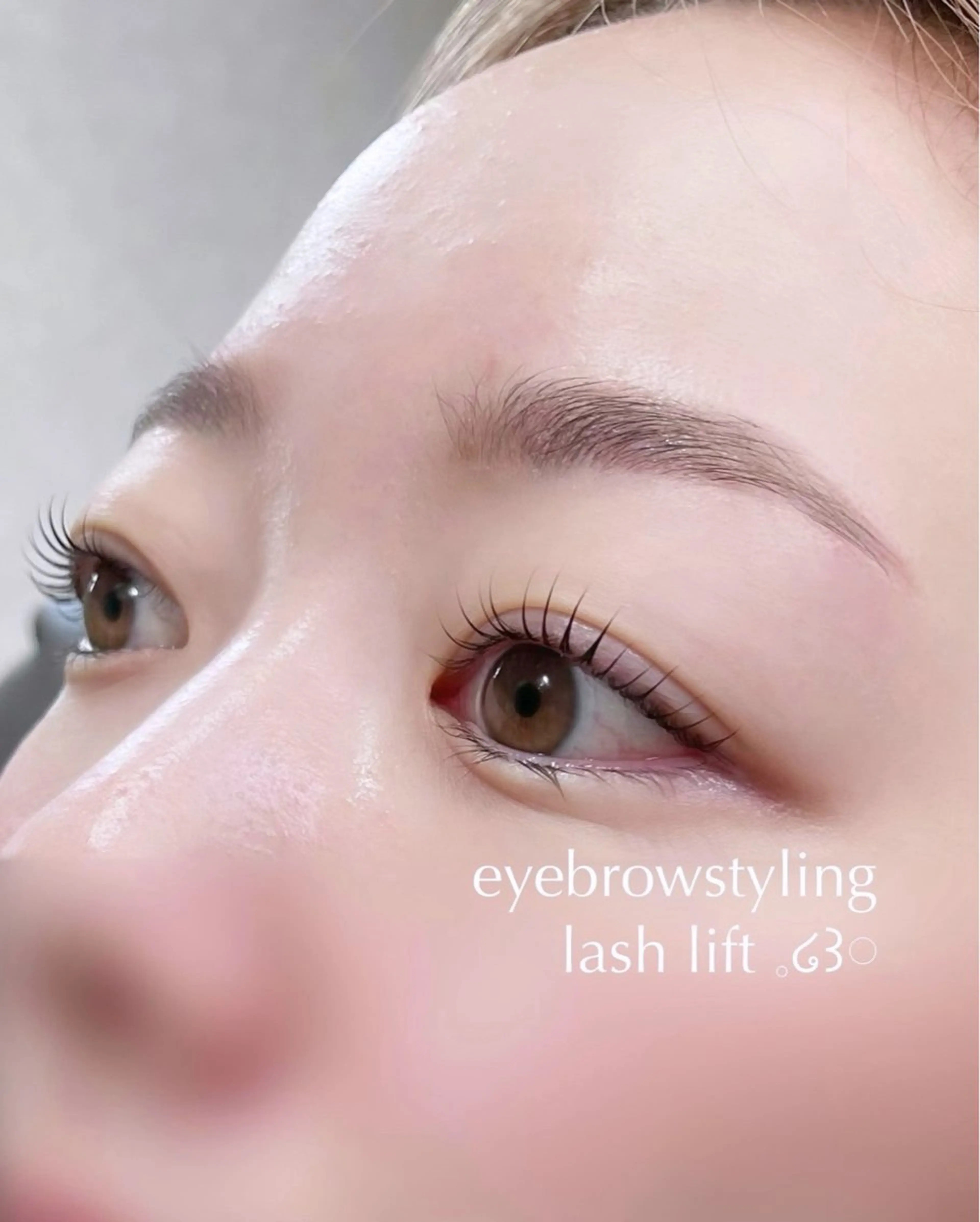 眉毛WAX(間引き〇) + 選べるまつ毛パーマ +眉メイクの写真