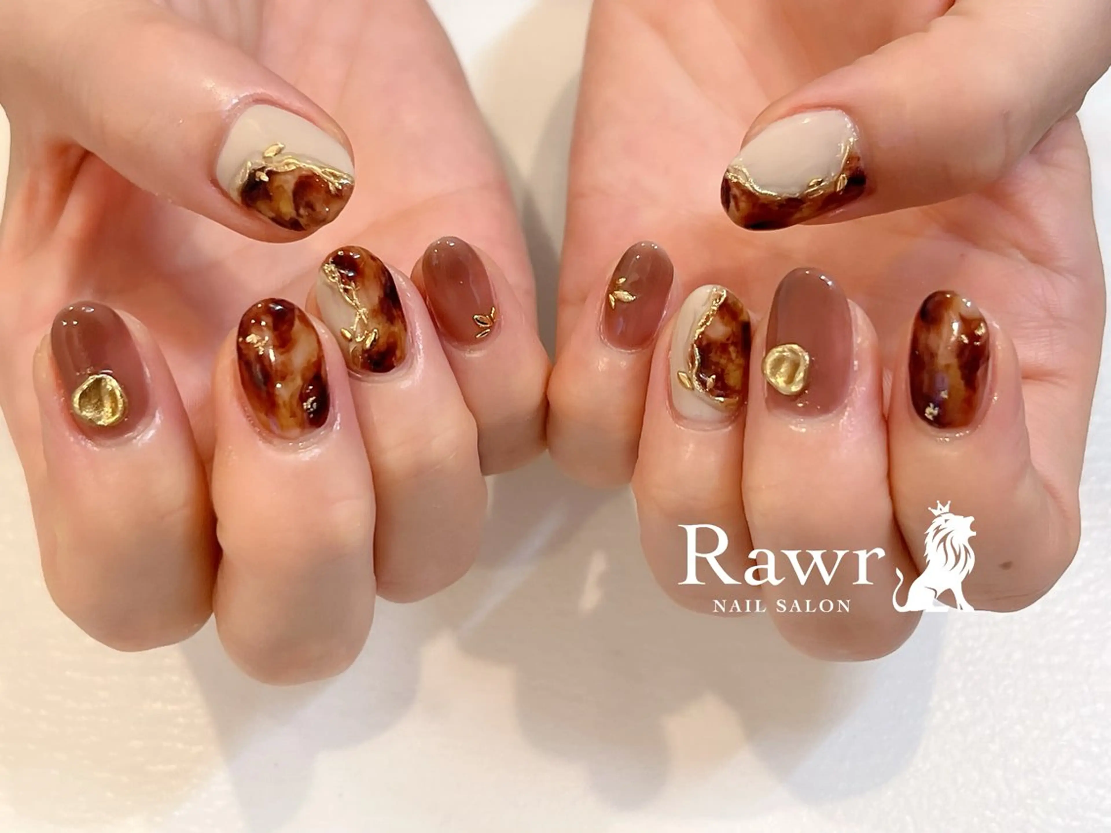 ネイル ハンドネイル Rawr / saoriのネイルデザイン