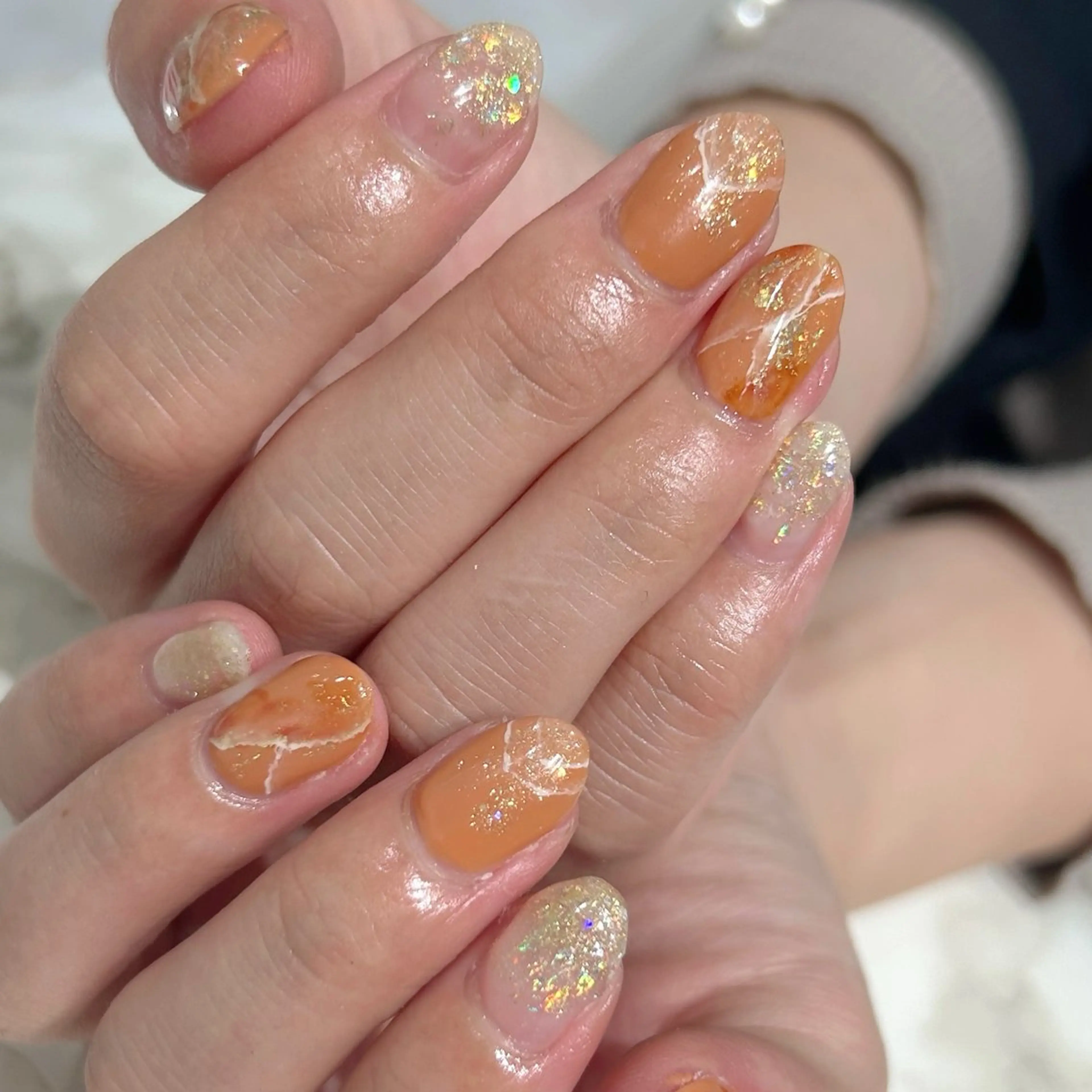 ネイル はあとねいる筑紫口店 Hitomiのネイルデザイン