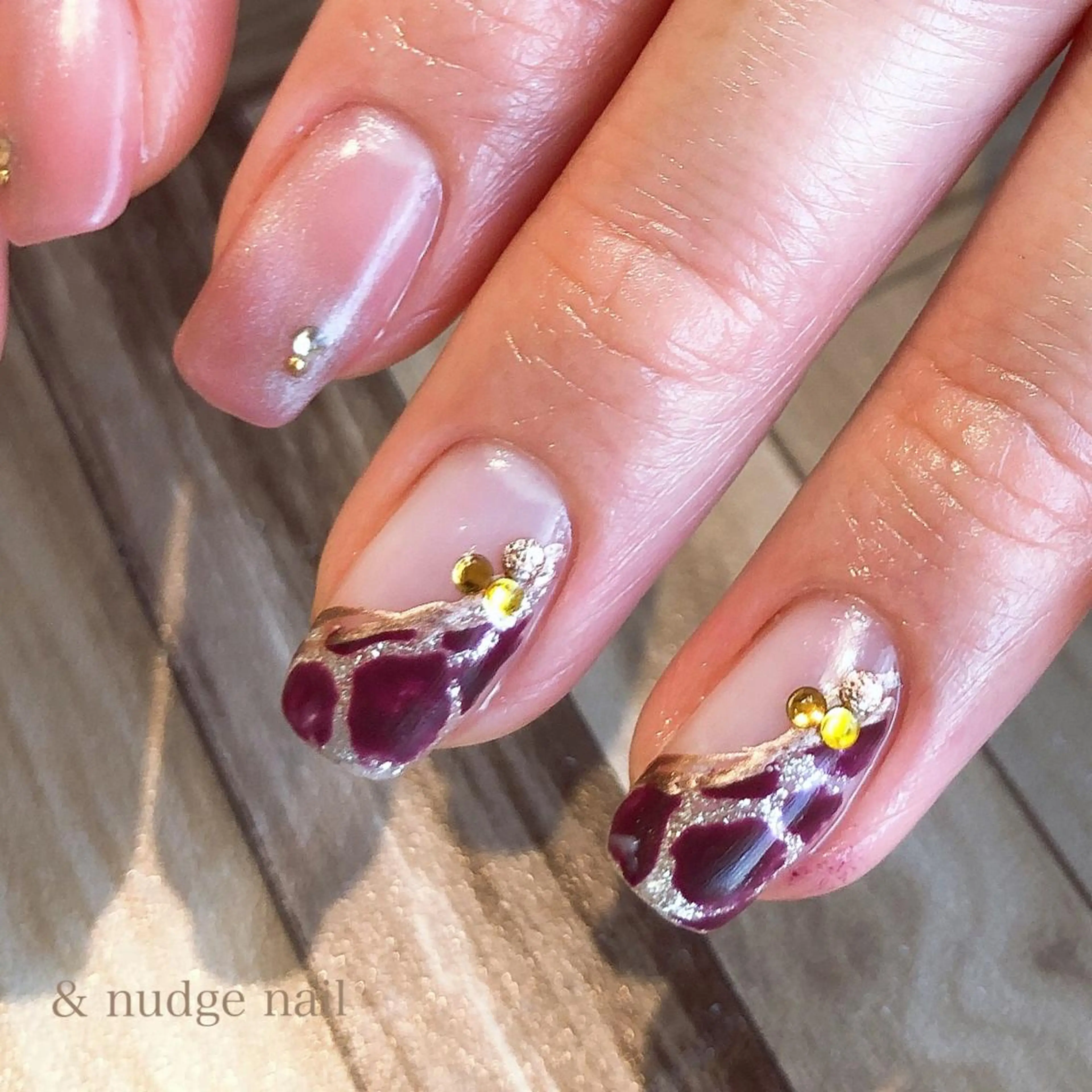 ネイル アートネイル ジェルネイル & nudge nail所属・&nudgenail 本多のネイルデザイン