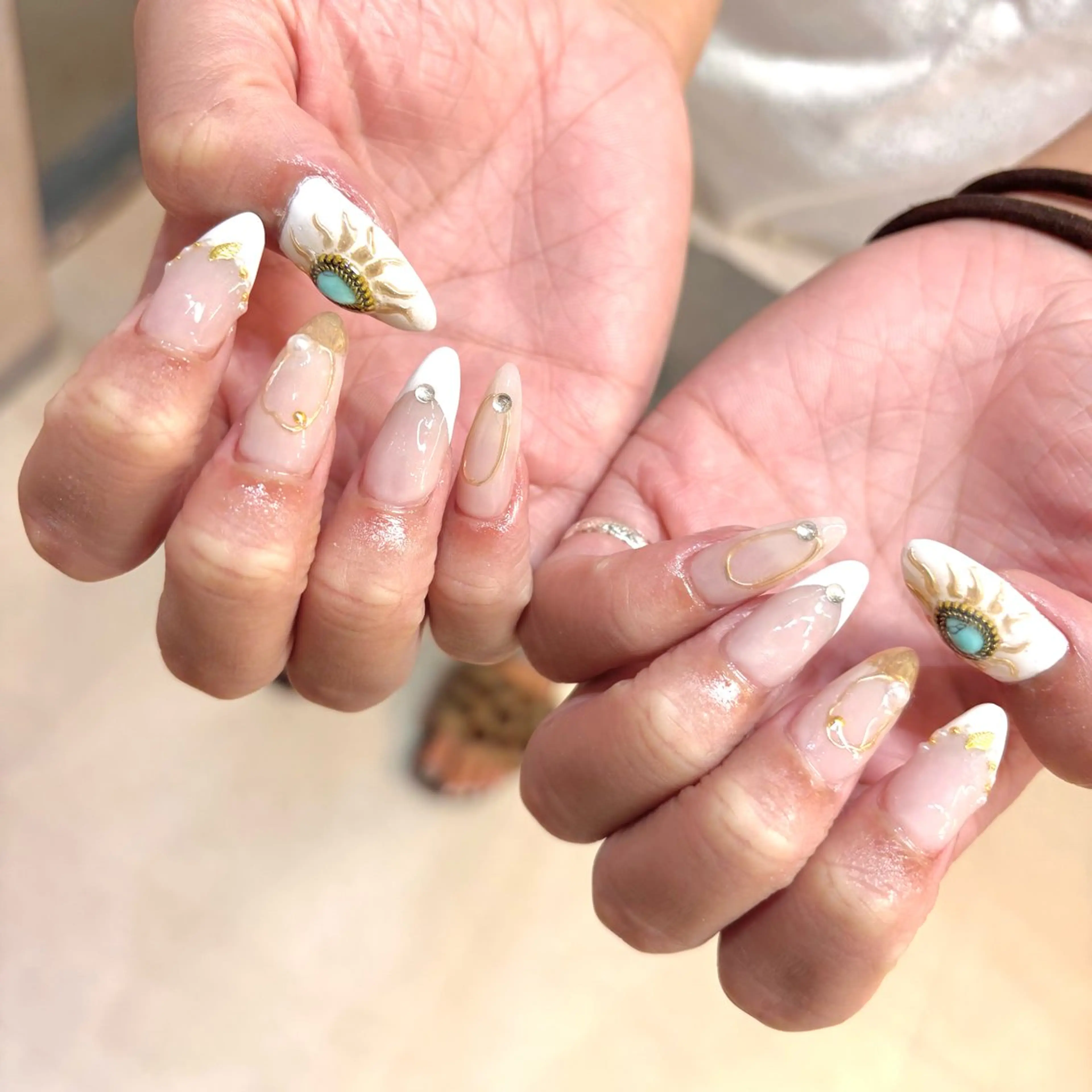 ネイル アートネイル ロングネイル ミラーネイル スカルプネイル ハンドネイル Chipie_ ayanoのネイルデザイン