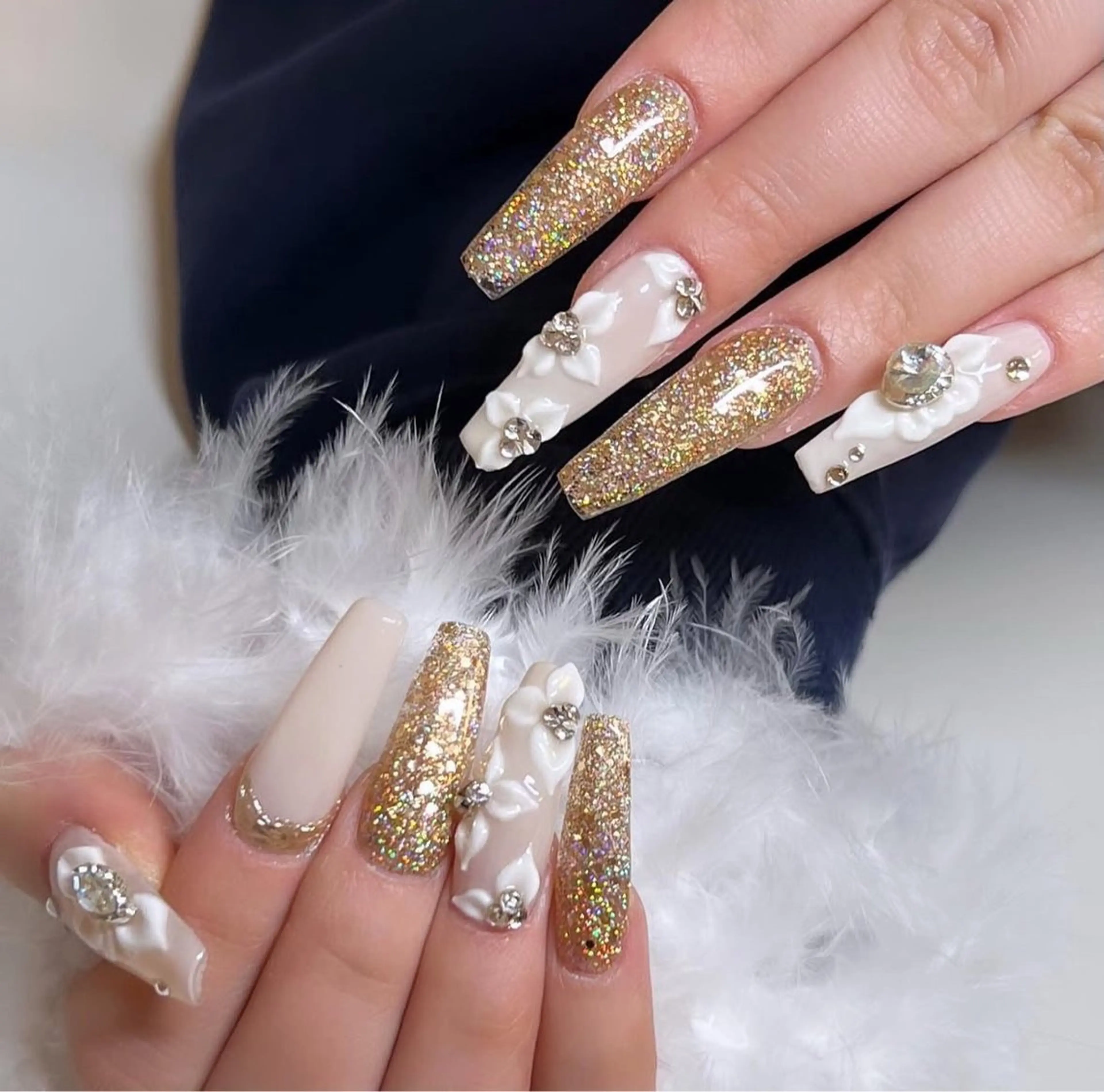 ネイル 長さ出し toyvenail kotone  川越のネイルデザイン