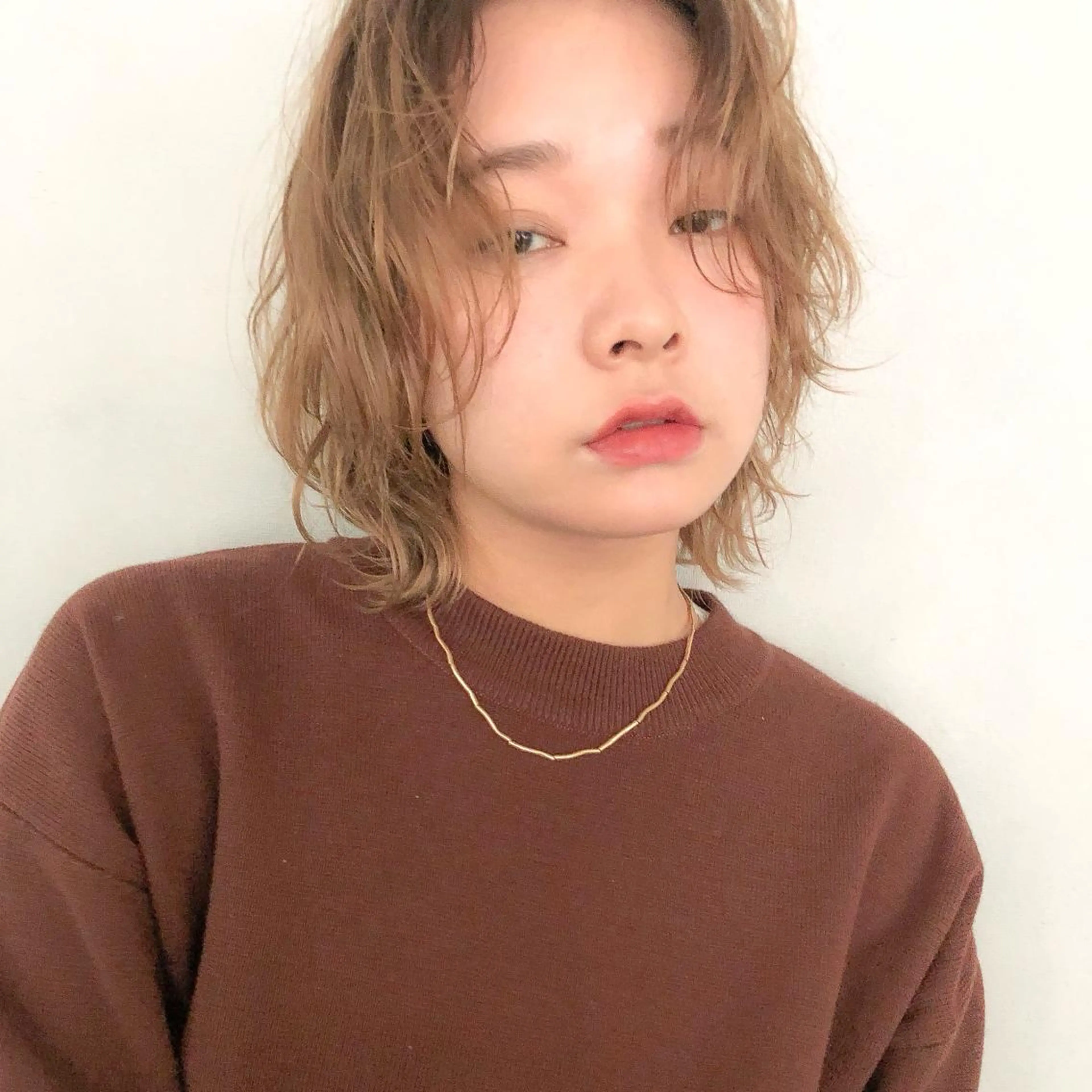 ウルフカットの写真