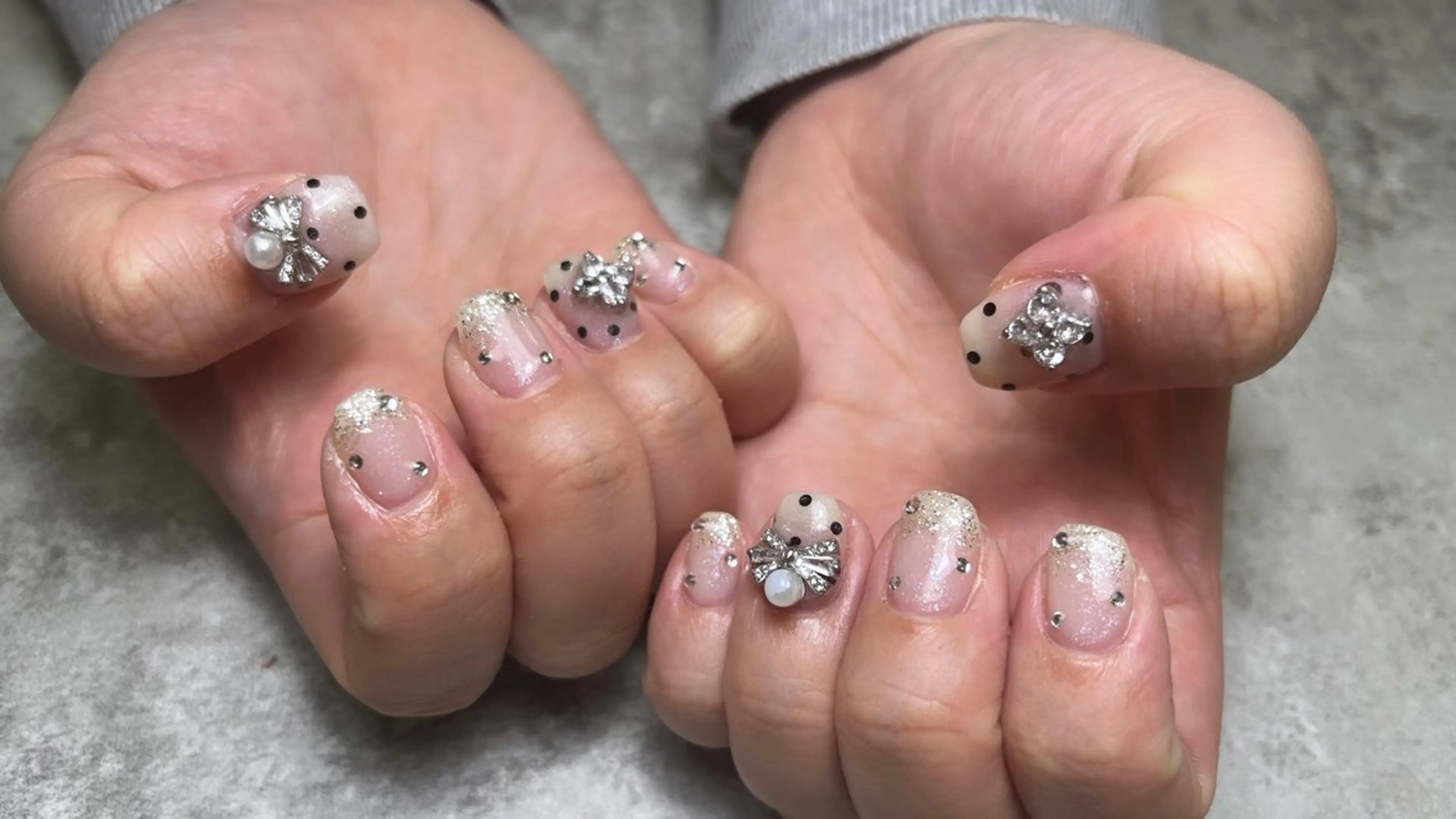 ハンド💅💗120分持ち込みアートコース🎨( ¨̮ )💕オフあり💍💎の写真