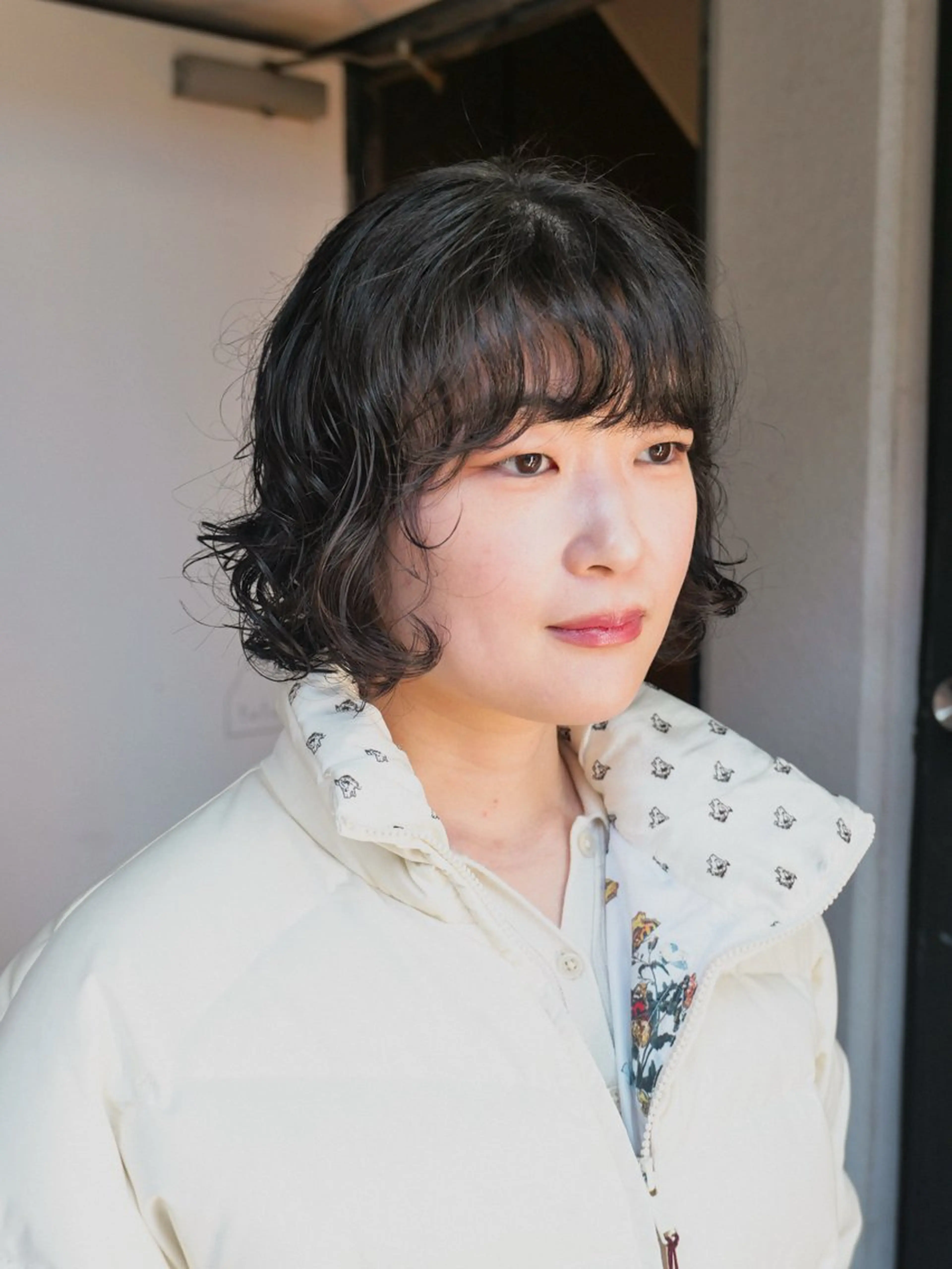 ショート カラー パーマ ボブ トリートメント ニュアンスパーマ カット ヘアカラー パーマ トリートメント 🌿ボブ パーマ高橋啓太🌿のヘアスタイル