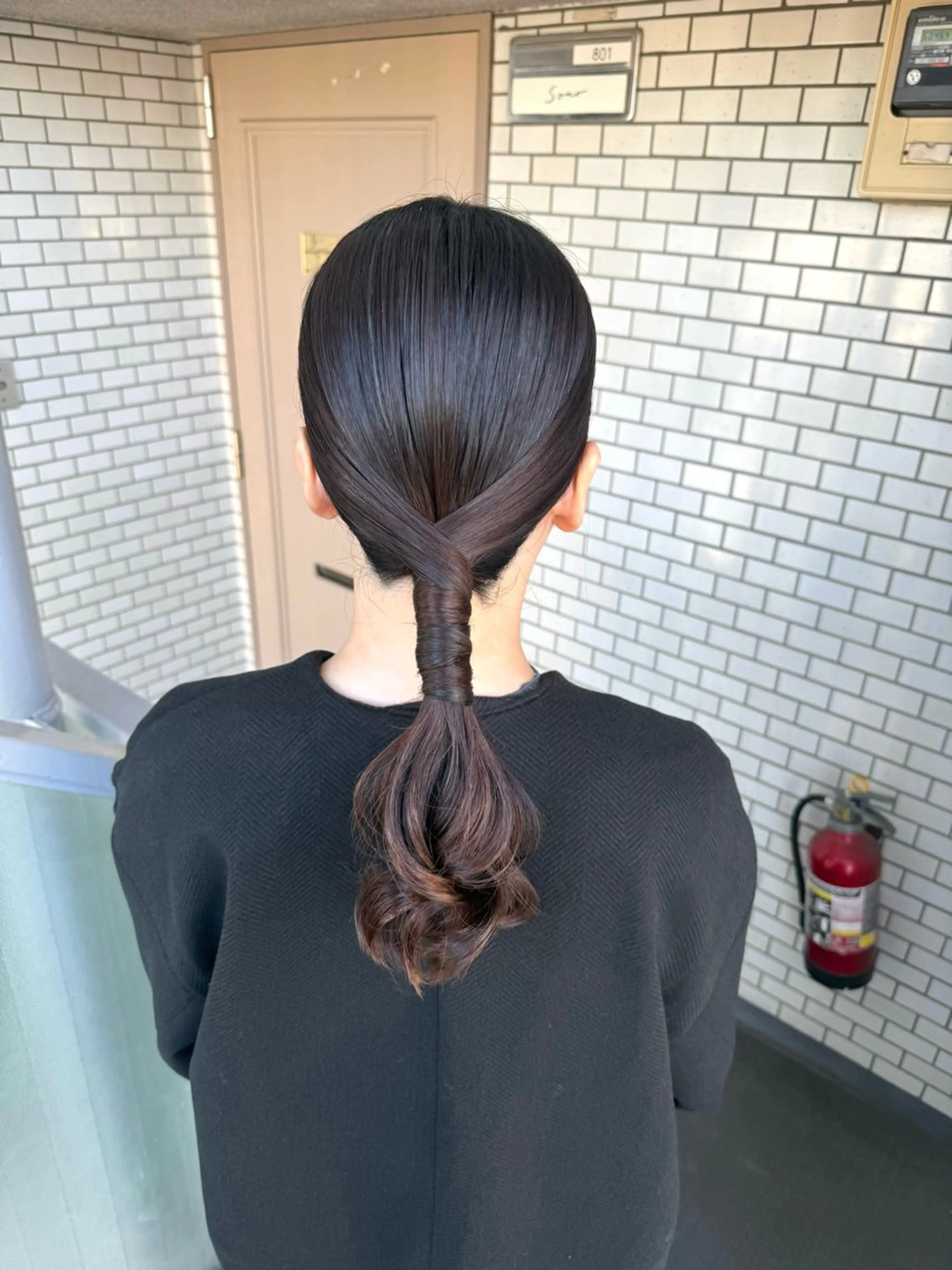 セミロング ヘアアレンジ 成人式 ハーフアップ 結婚式・ブライダル デート 卒業式のヘアスタイル ヘアセット 褒められヘアメイク /‎ボブ女子🐶みおのその他イメージ