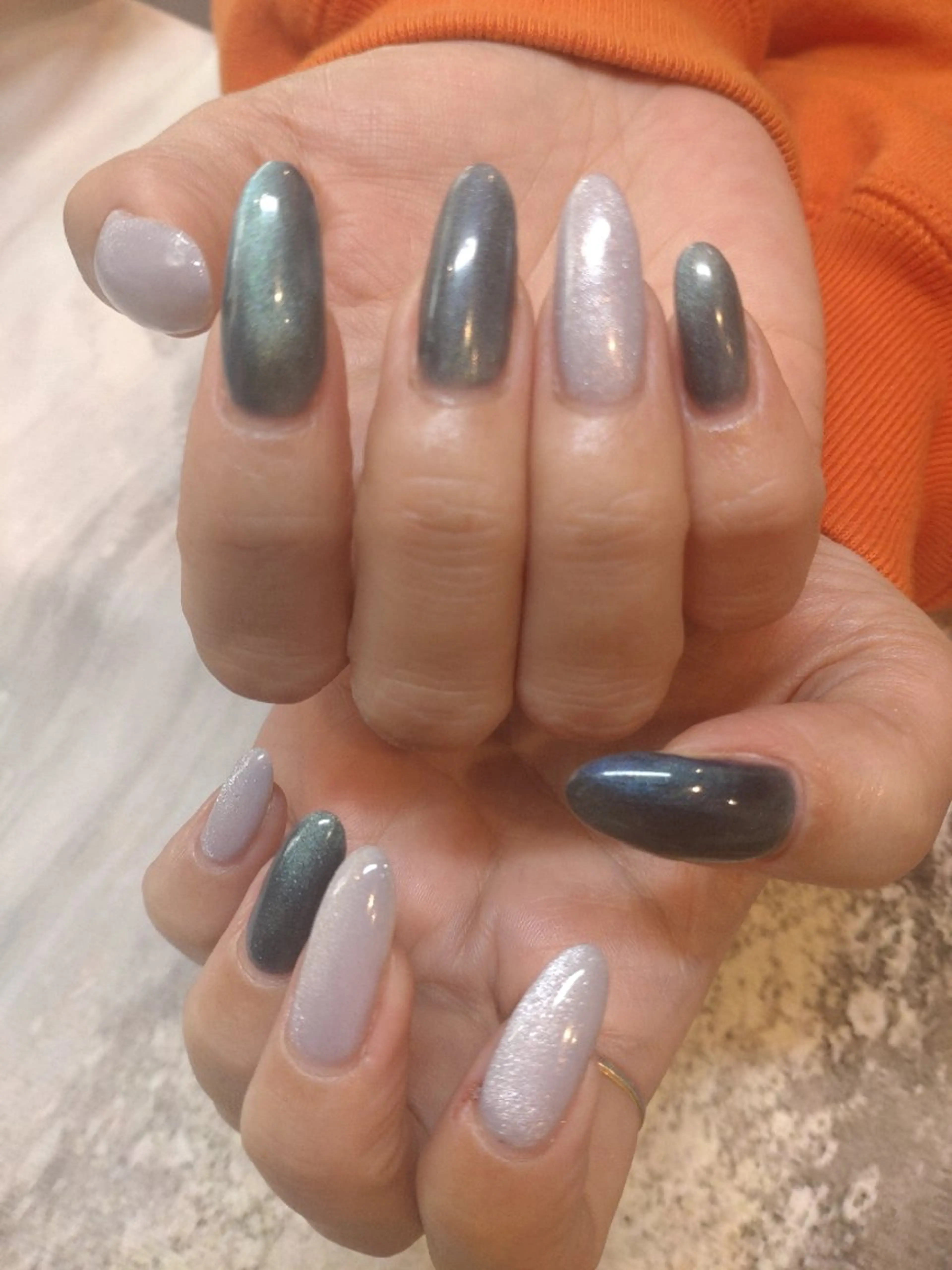 ネイル 長さ出し Lumirise所属・山部 菜美子のネイルデザイン