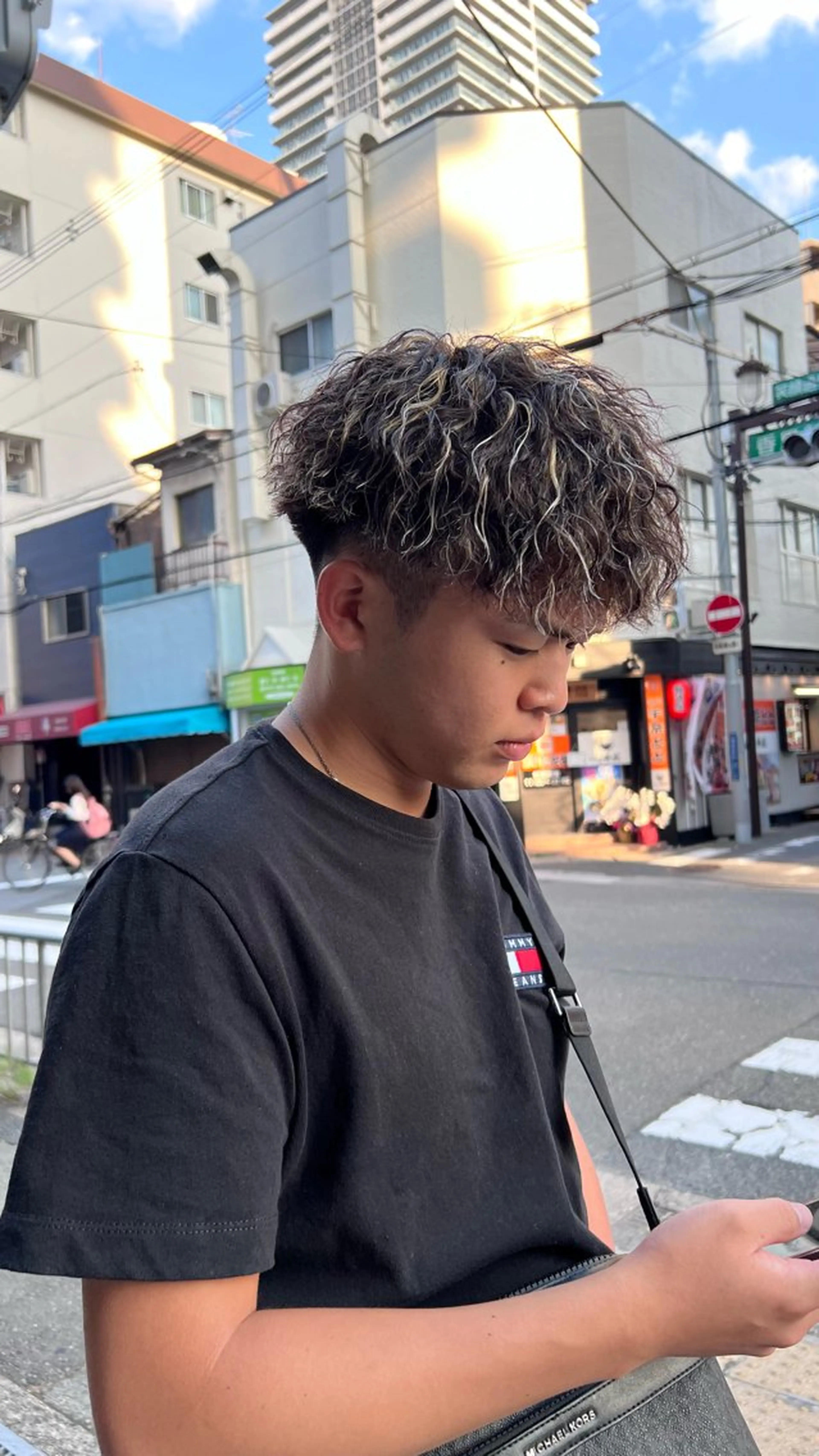 カット＋パーマ＋ハイライトの写真