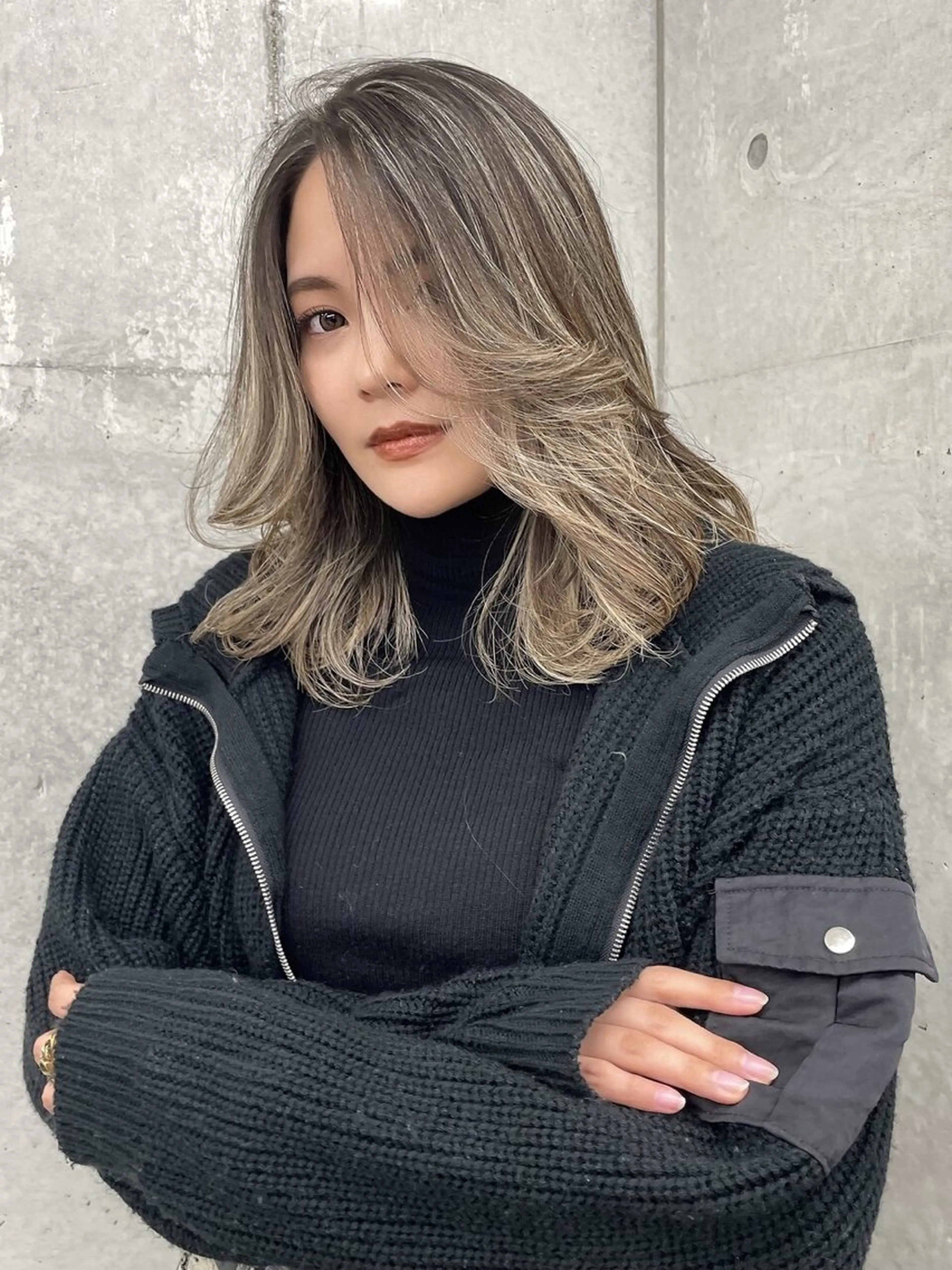 ⭐️4ヶ月に一度でいいカット＋ハイライト⭐️3時間半頂いてますの写真