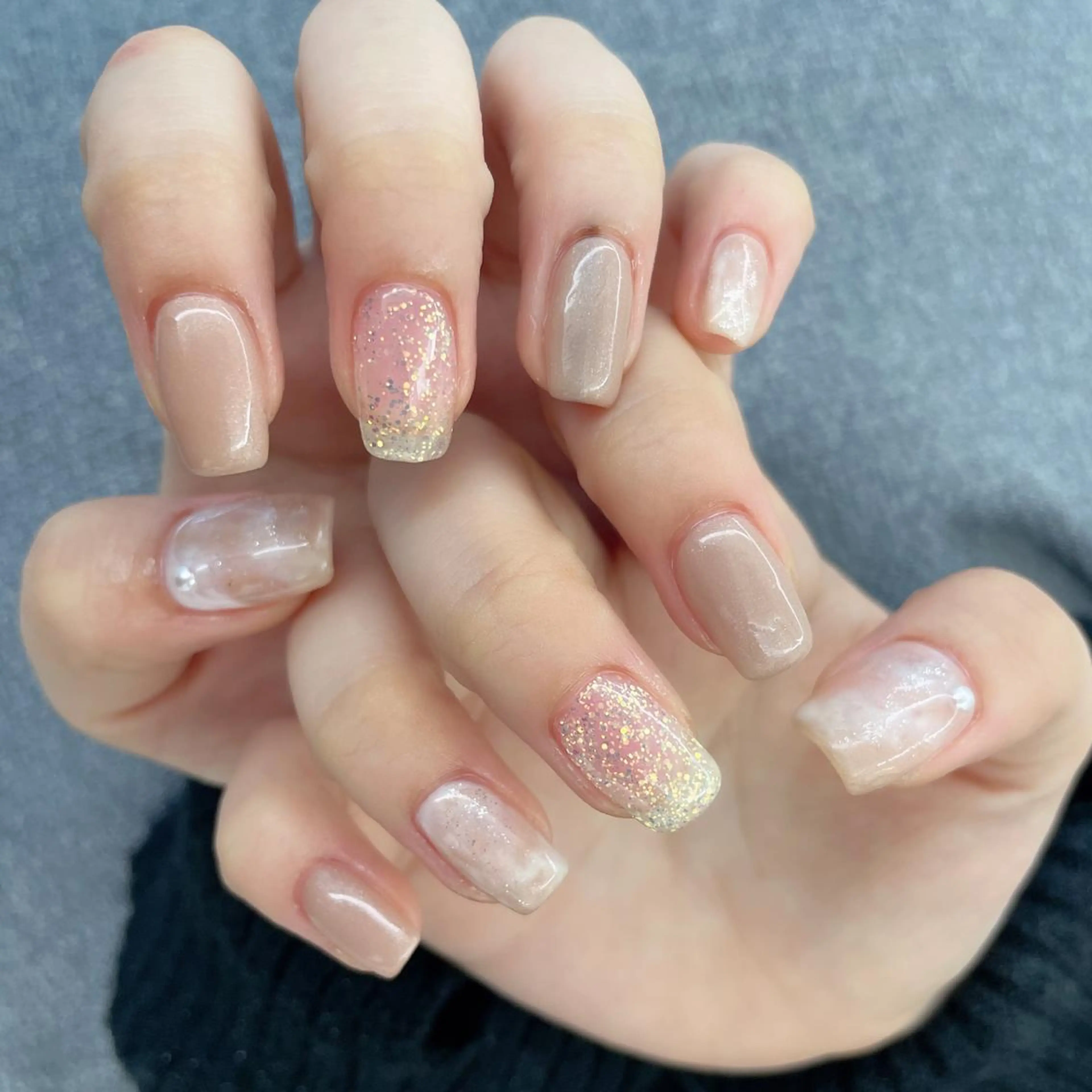 ショート ネイル アートネイル 酒井 七緒子のネイルデザイン