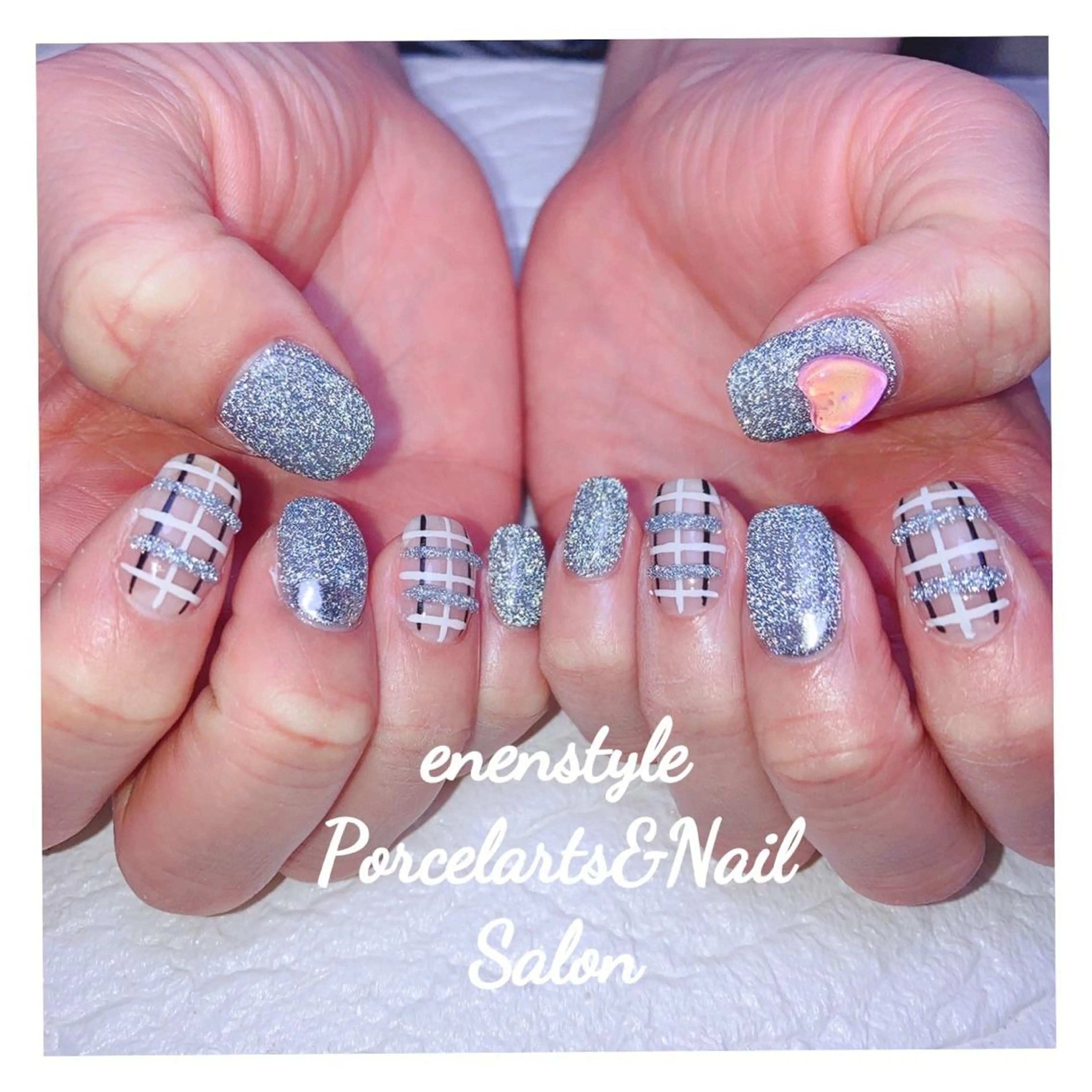 ミディアム ネイル 👑enen style👑のネイルデザイン