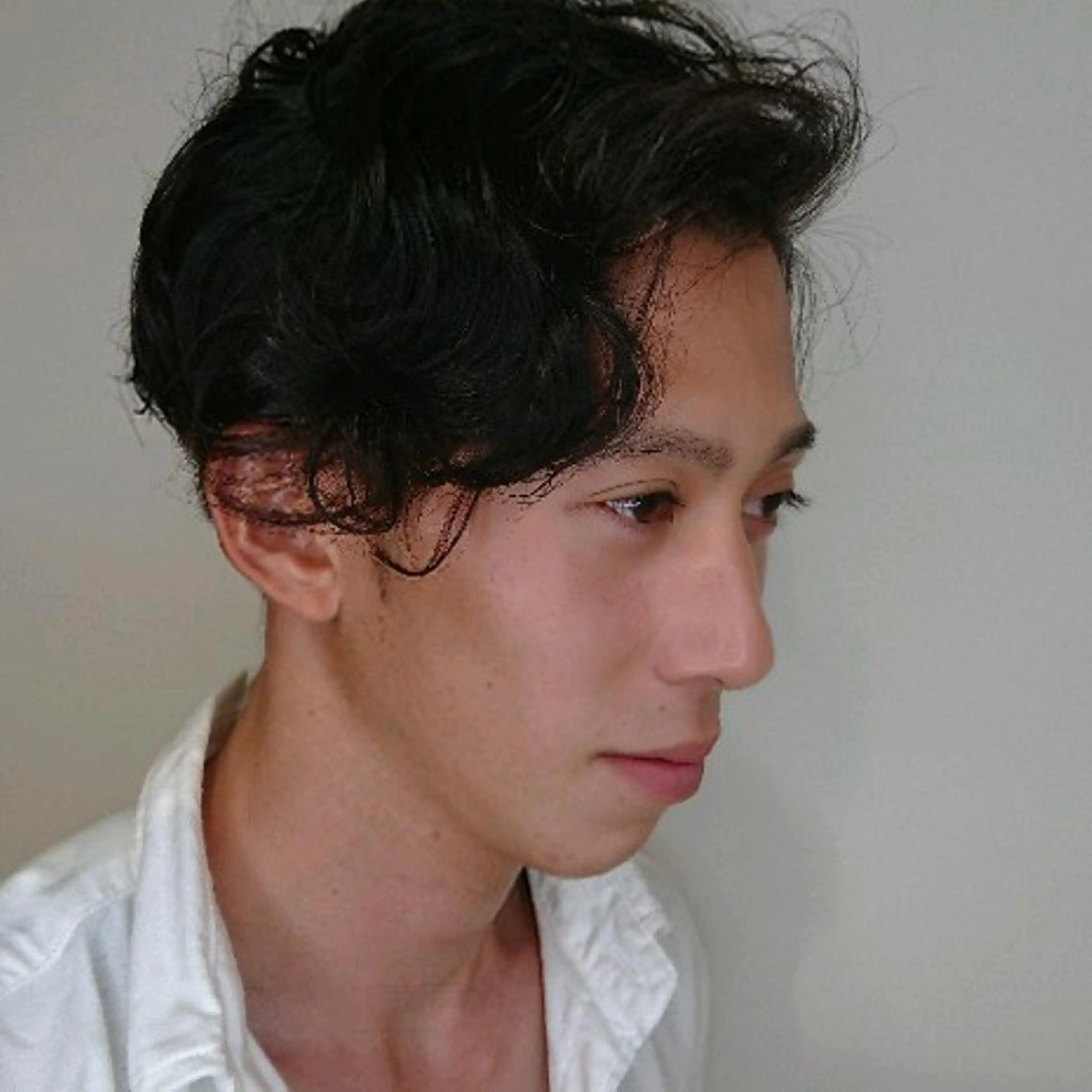 メンズ カラー パーマ ヘアアレンジ ブリーチ/ヘアケア/ 艶髪/イギチハルのヘアスタイル