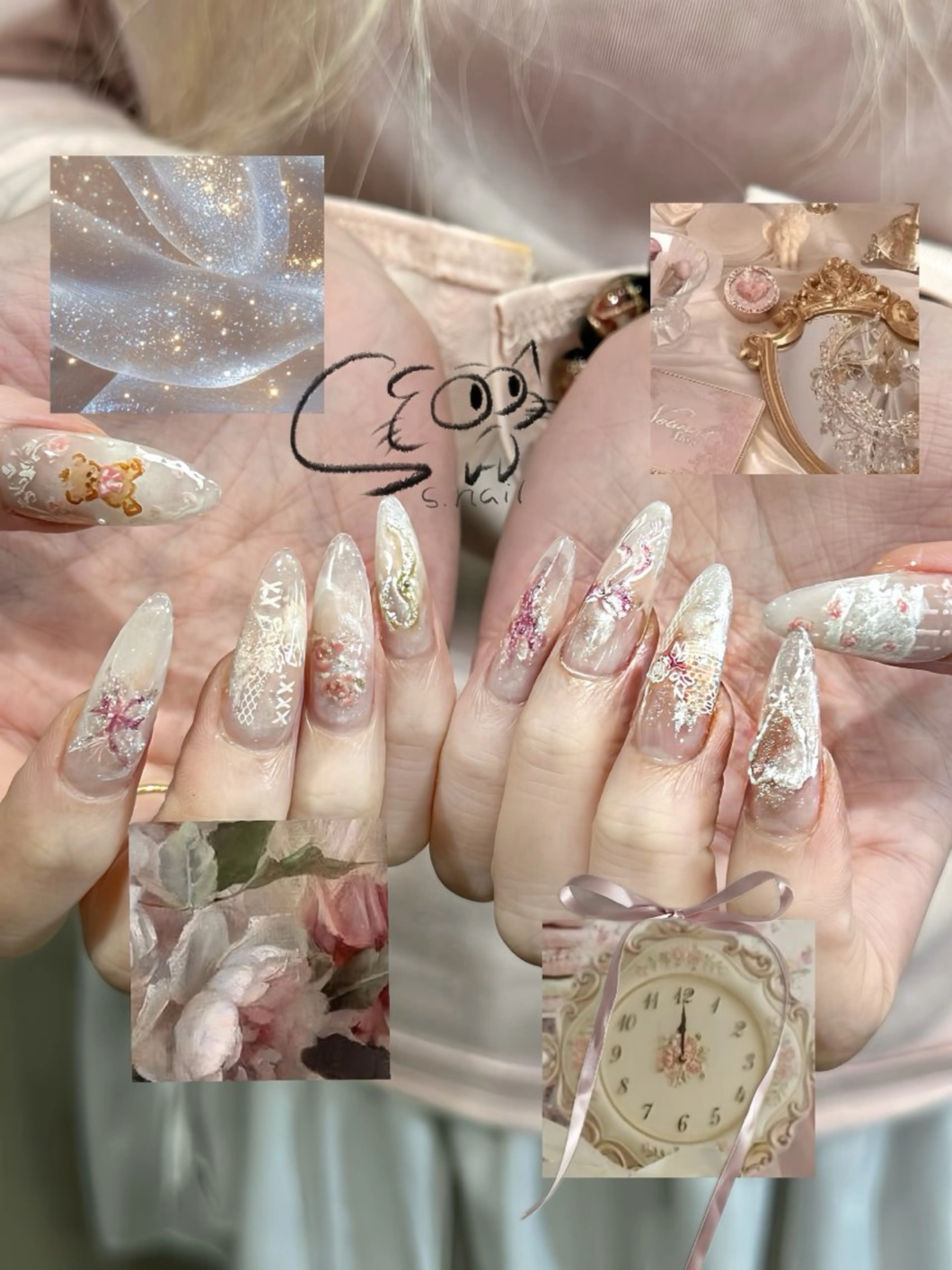 ネイル アートネイル チークネイル フレンチネイル グラデーション マグネットネイル ハンドネイル S.nail所属・S.nail _のネイルデザイン