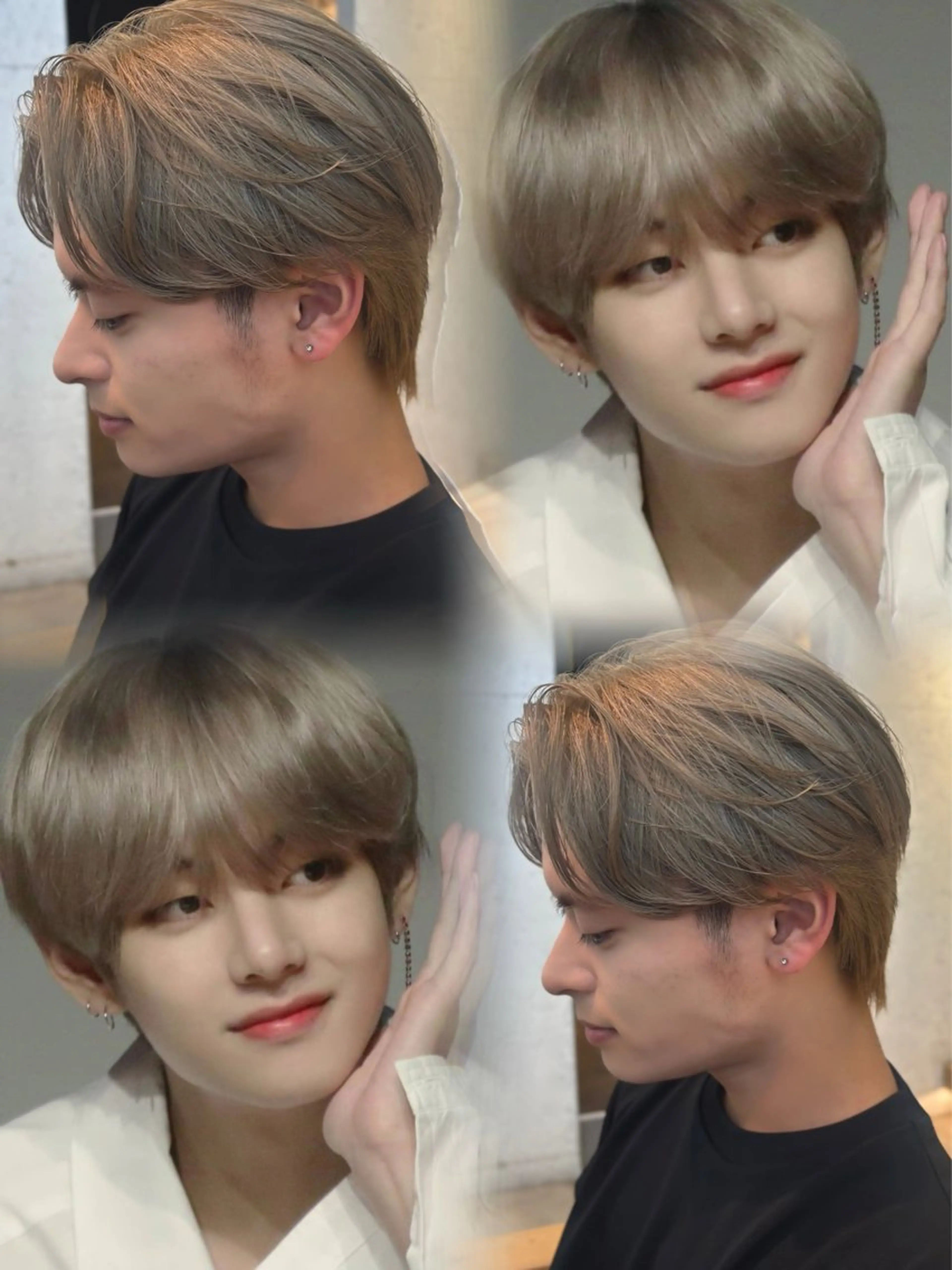 カラー メンズ ヘアカラー メンズパーマ/ メッシュ📍ﾕﾘのヘアスタイル