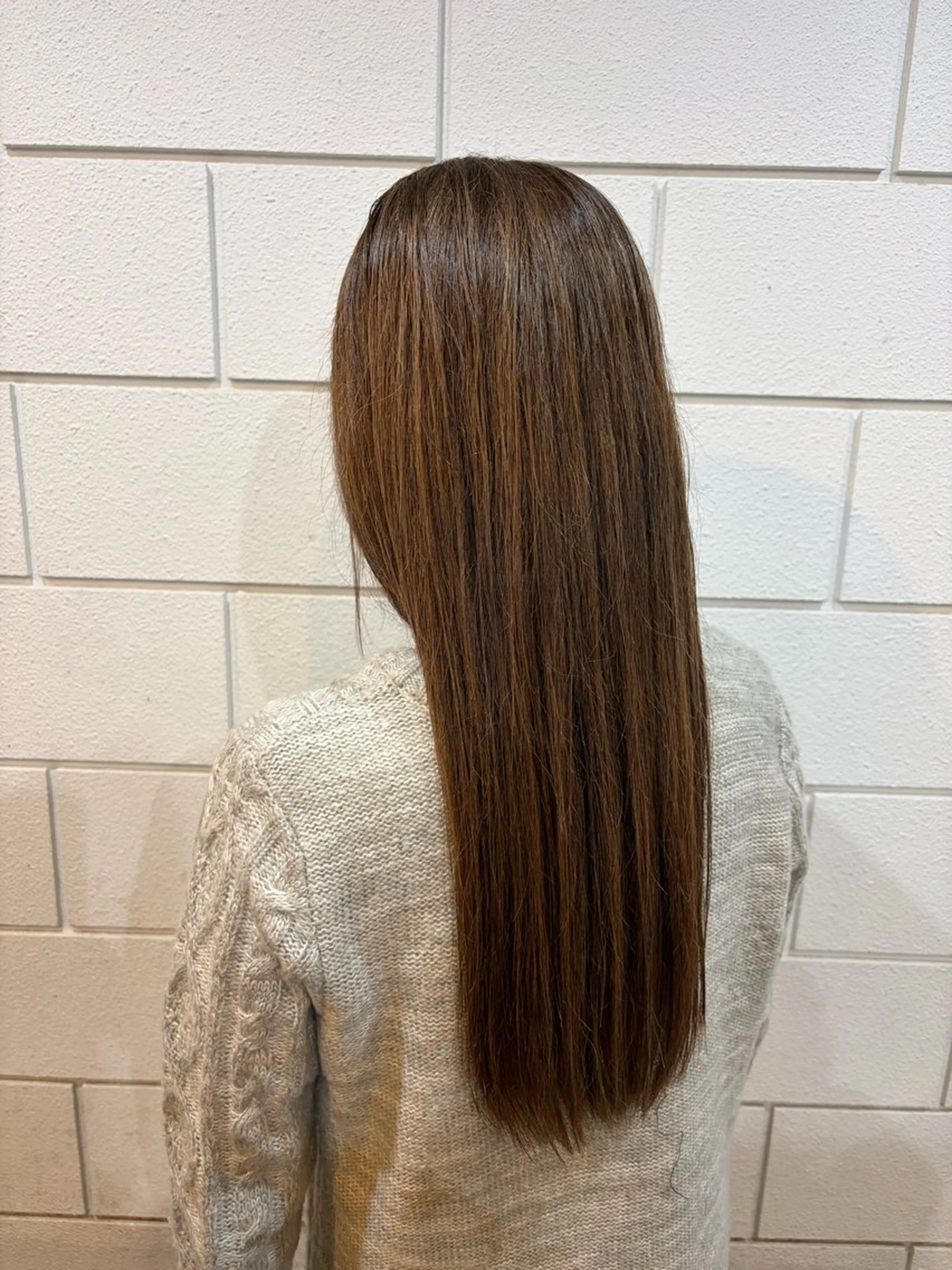 カラー ベージュカラー ハイライトカラー ヘアカラー 土屋 梓咲のヘアスタイル