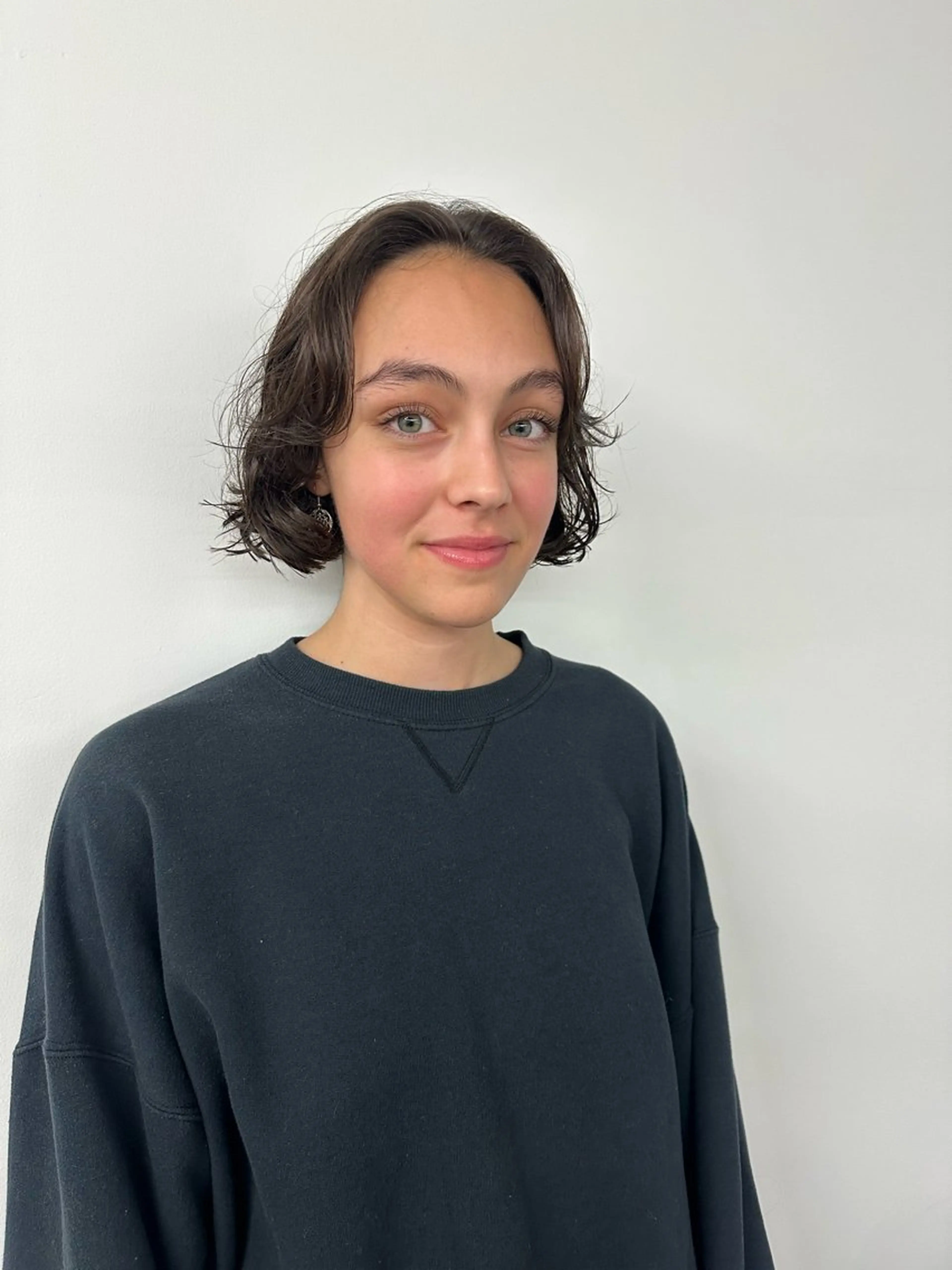 ショート カラー パーマ キッズ カット パーマ トリートメント オトナヘア🌸 harukaのヘアスタイル