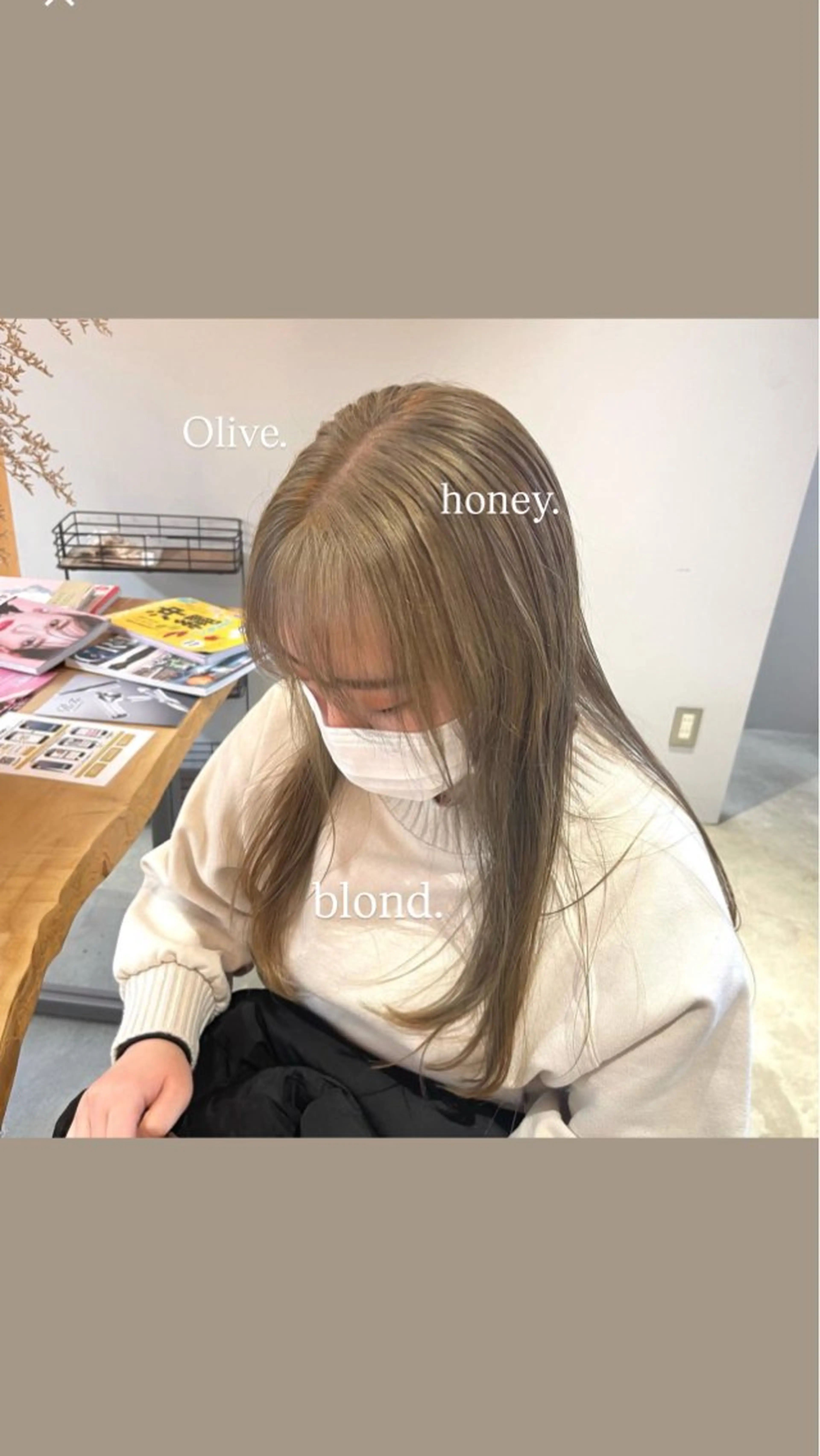 セミロング カラー ヘアカラー CASANE所属・ミニボブ/レイヤー 🐈‍⬛Rukaのヘアスタイル