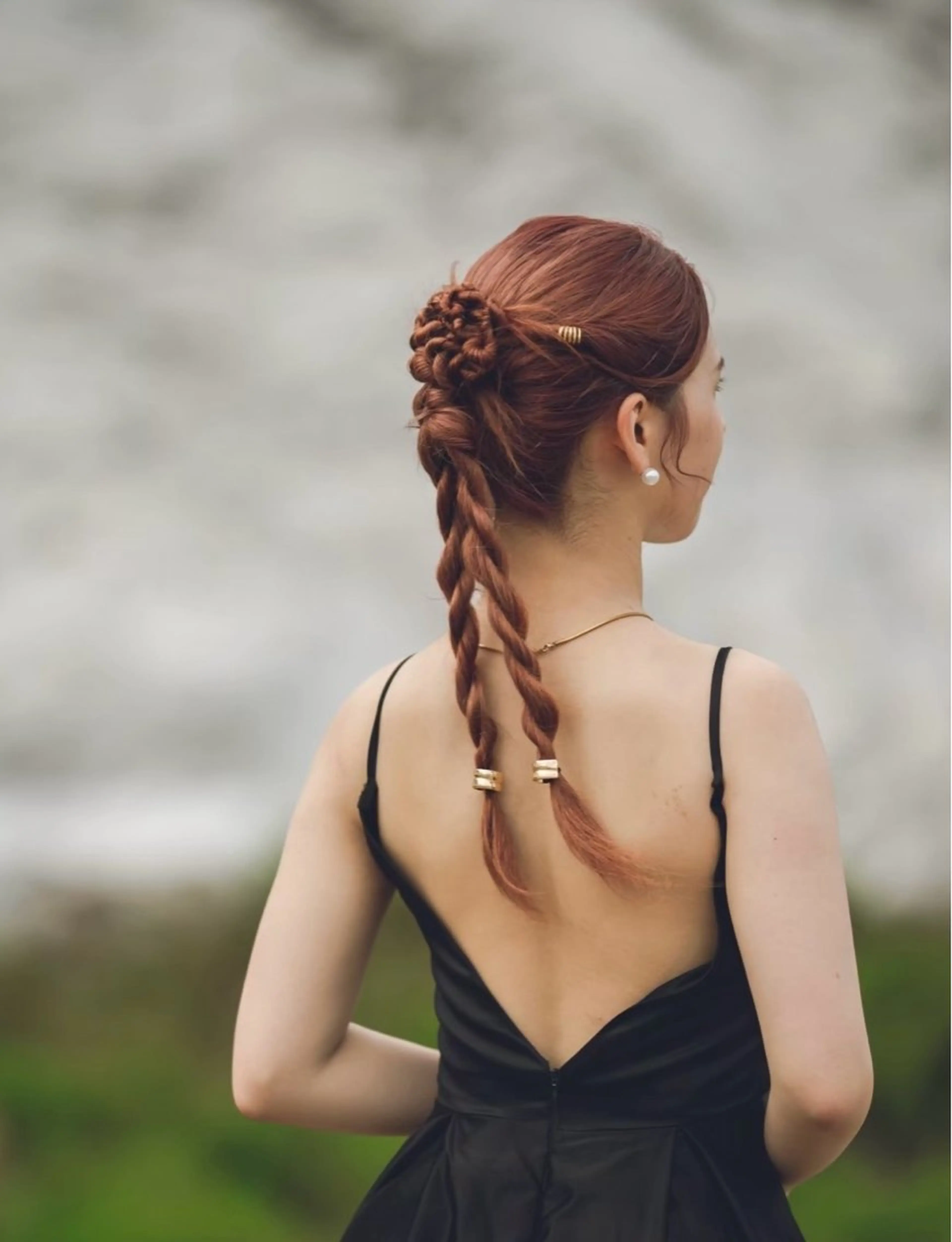 ロング ヘアアレンジ セットサロンCURE YUKIOKAのヘアスタイル