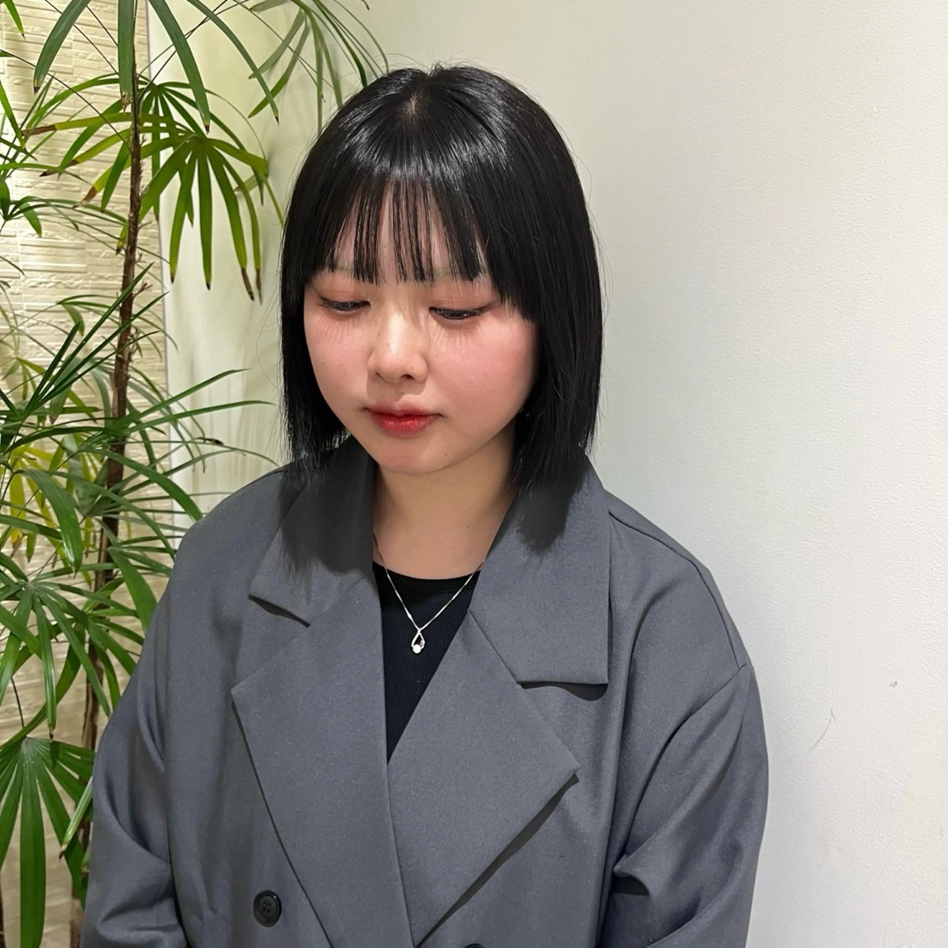 ショート カラー ヘアカラー AiWill所属・韓国/透明感カラー さらのヘアスタイル