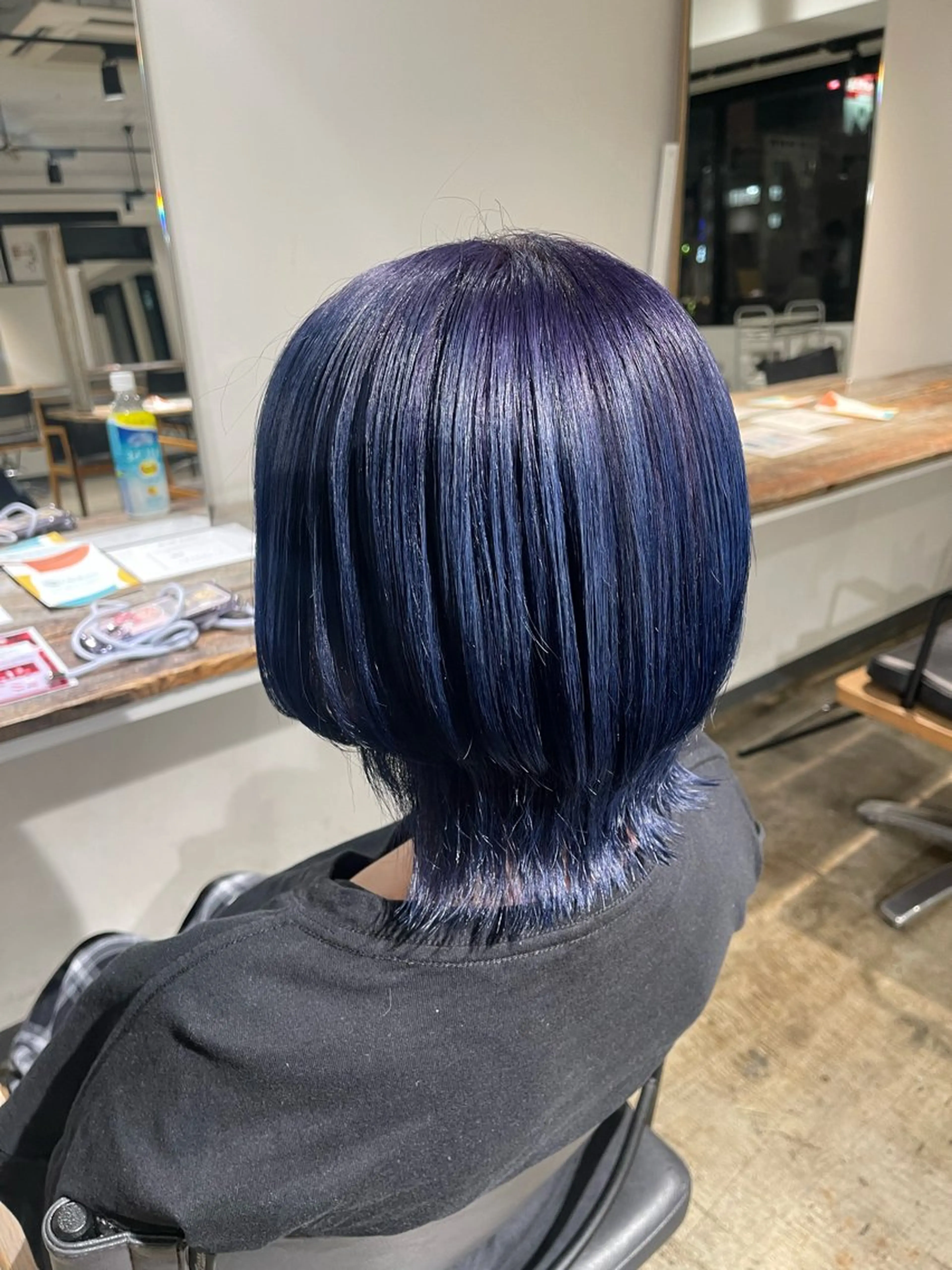 セミロング カラー ブリーチ デザインカラー ムラ修正/ ハイトーン💖Riaのヘアスタイル