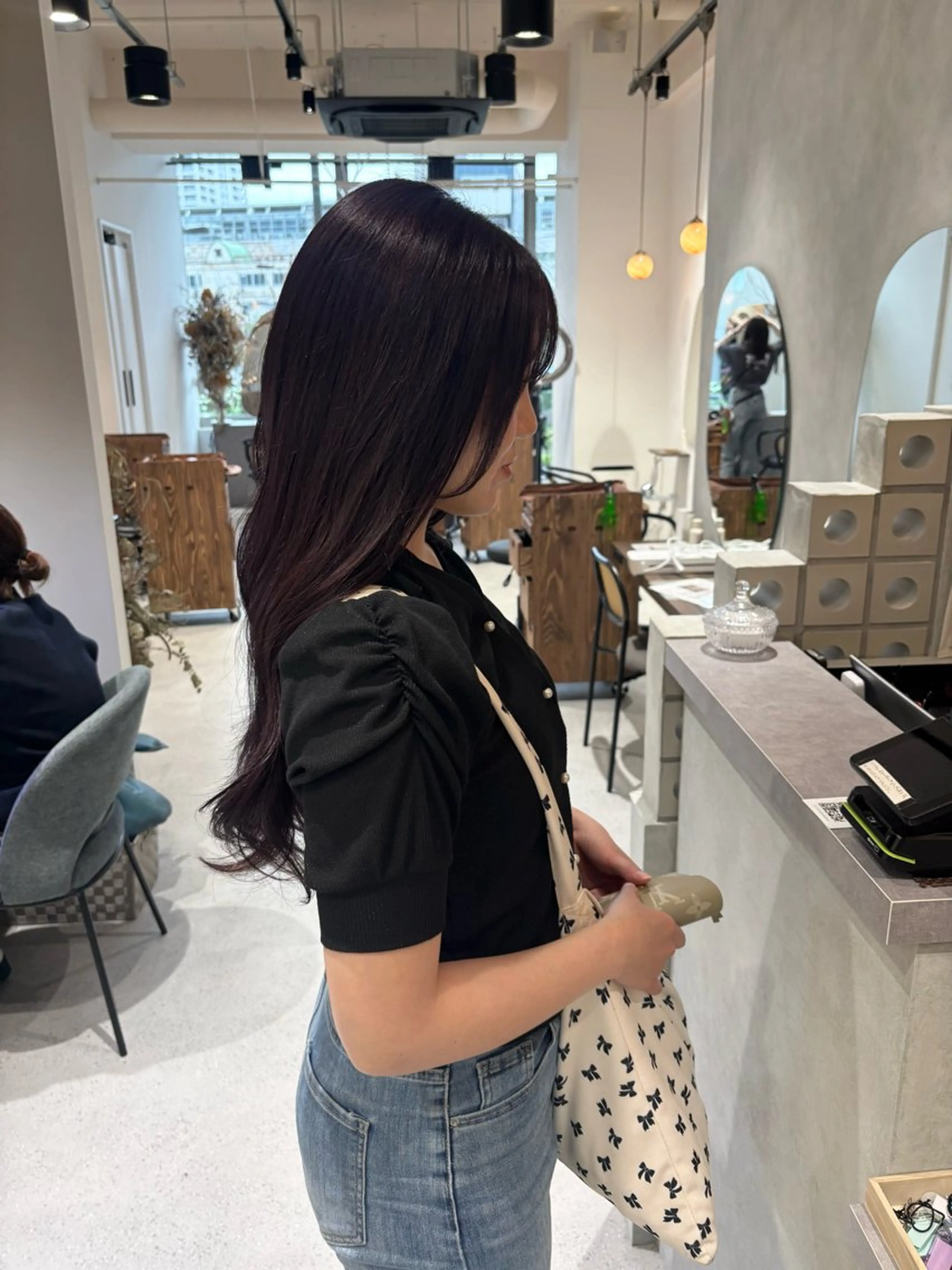 セミロング 大久保 愛のヘアスタイル