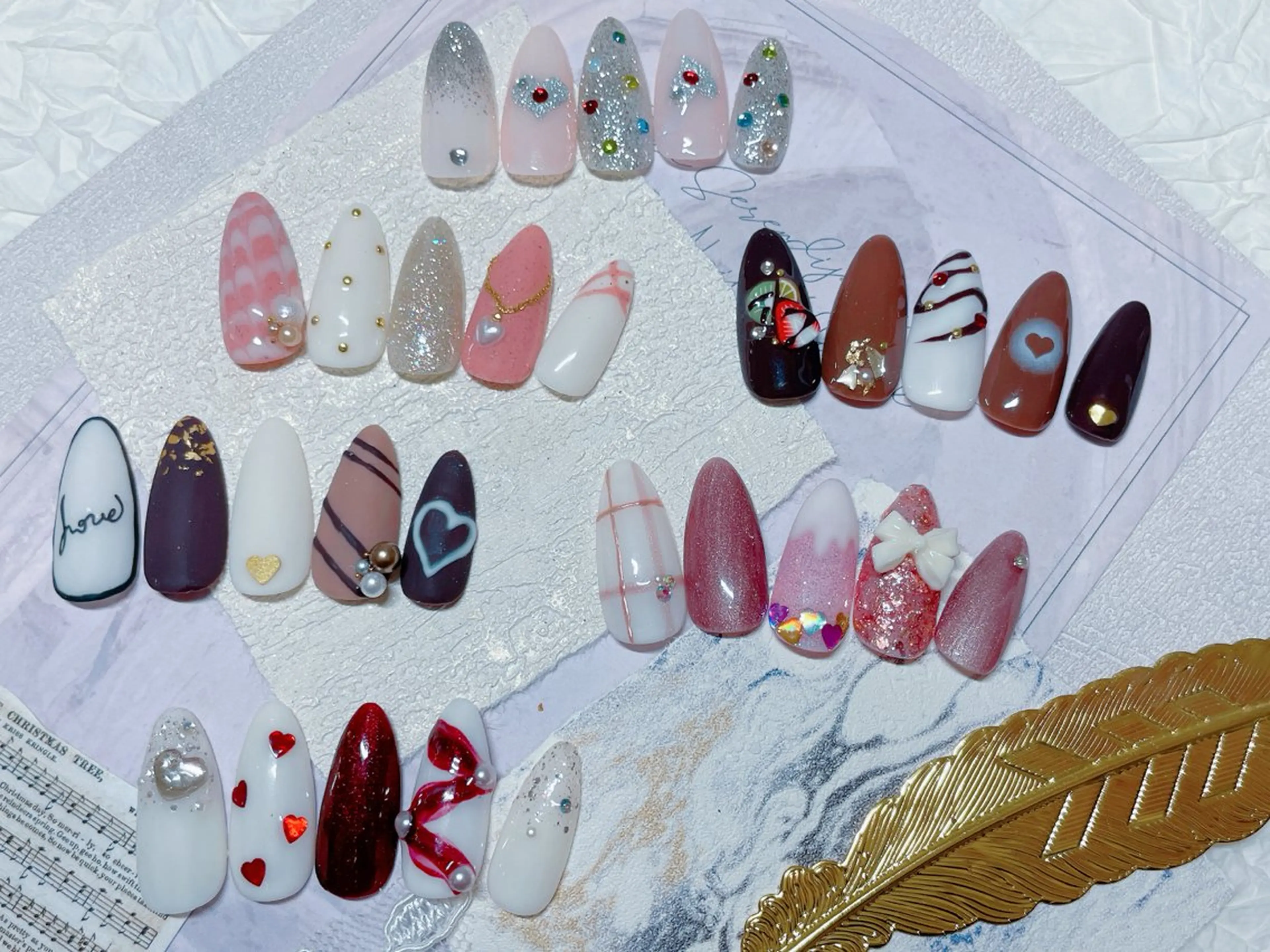 ネイル バレンタイン ゆ か_Nails💫のネイルデザイン