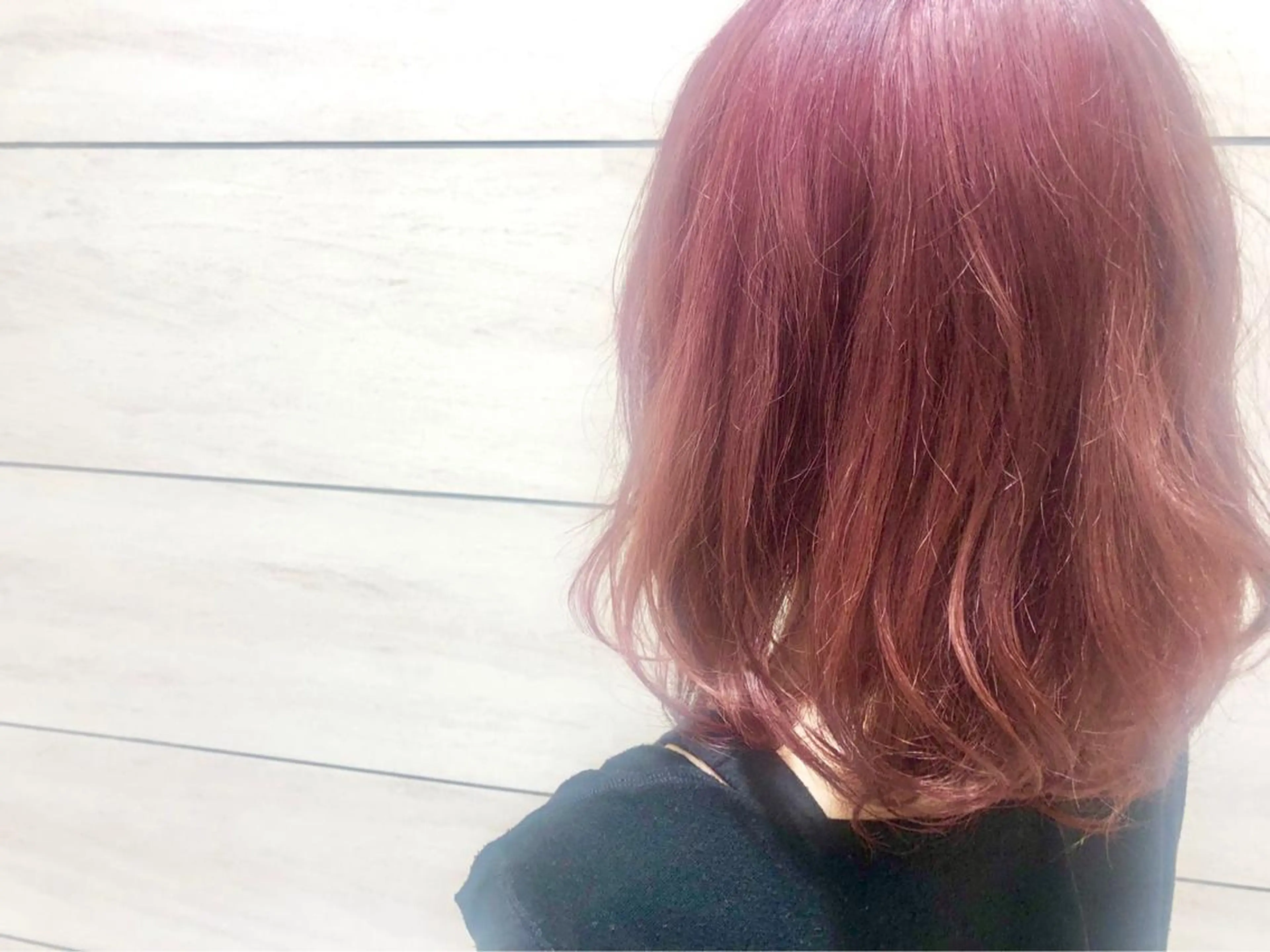 ミディアム カラー ピンクカラー noll【今池駅前】 池田碧花のマツエク・マツパデザイン