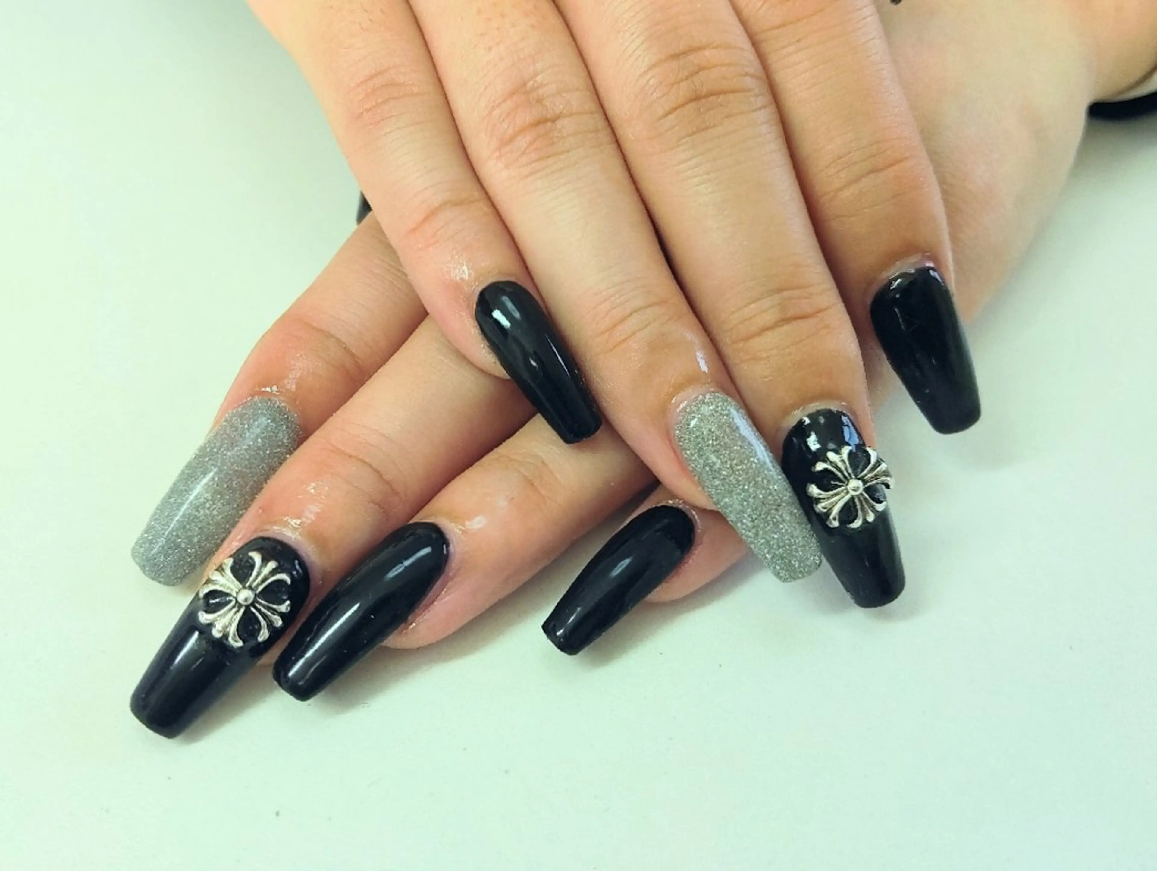 長さ出し+ワンカラー（ラメ、マグネット、フラッシュ可）の写真