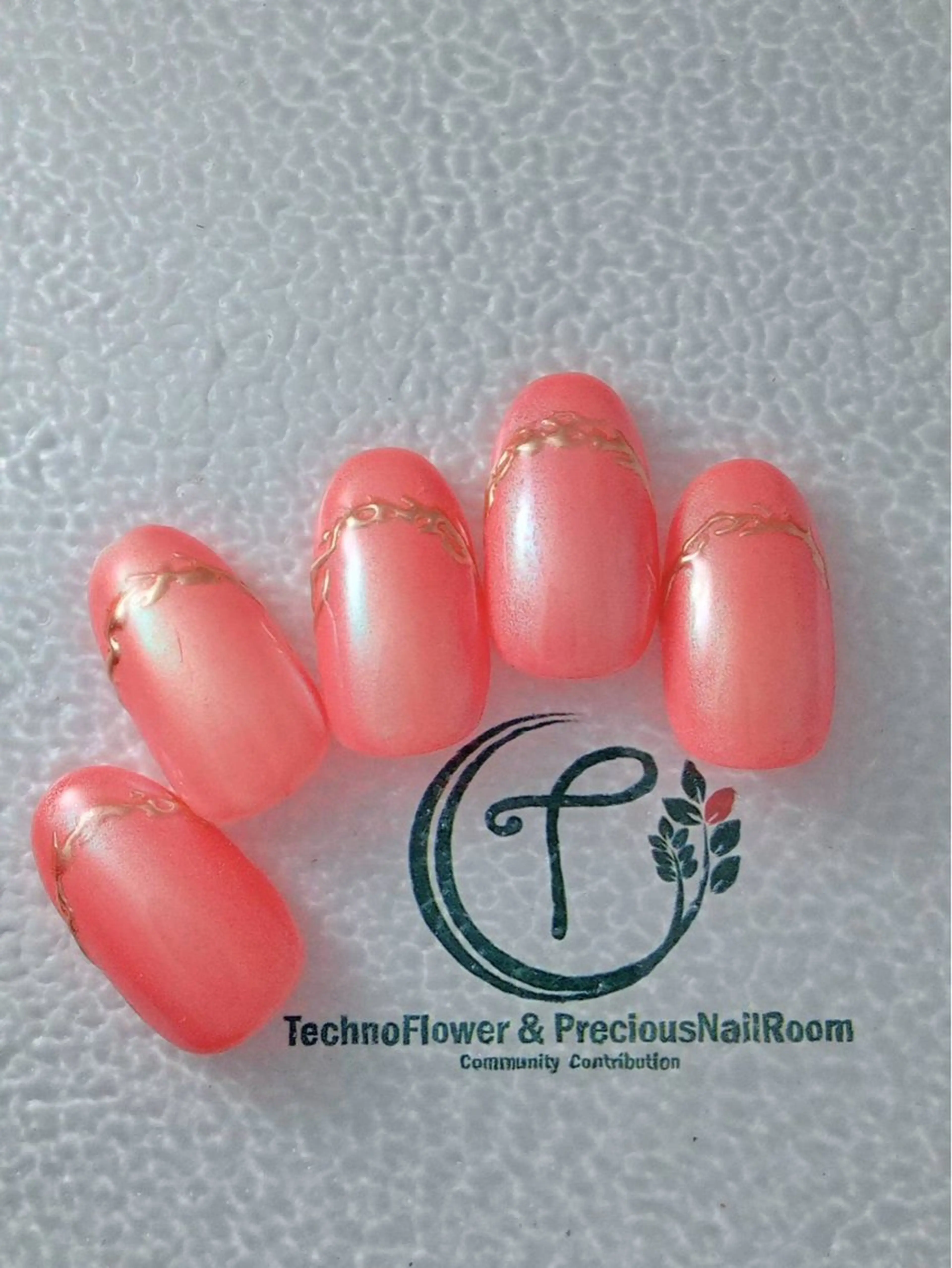 ネイル フラワーネイル precious nail room所属・precious nail  roomのネイルデザイン
