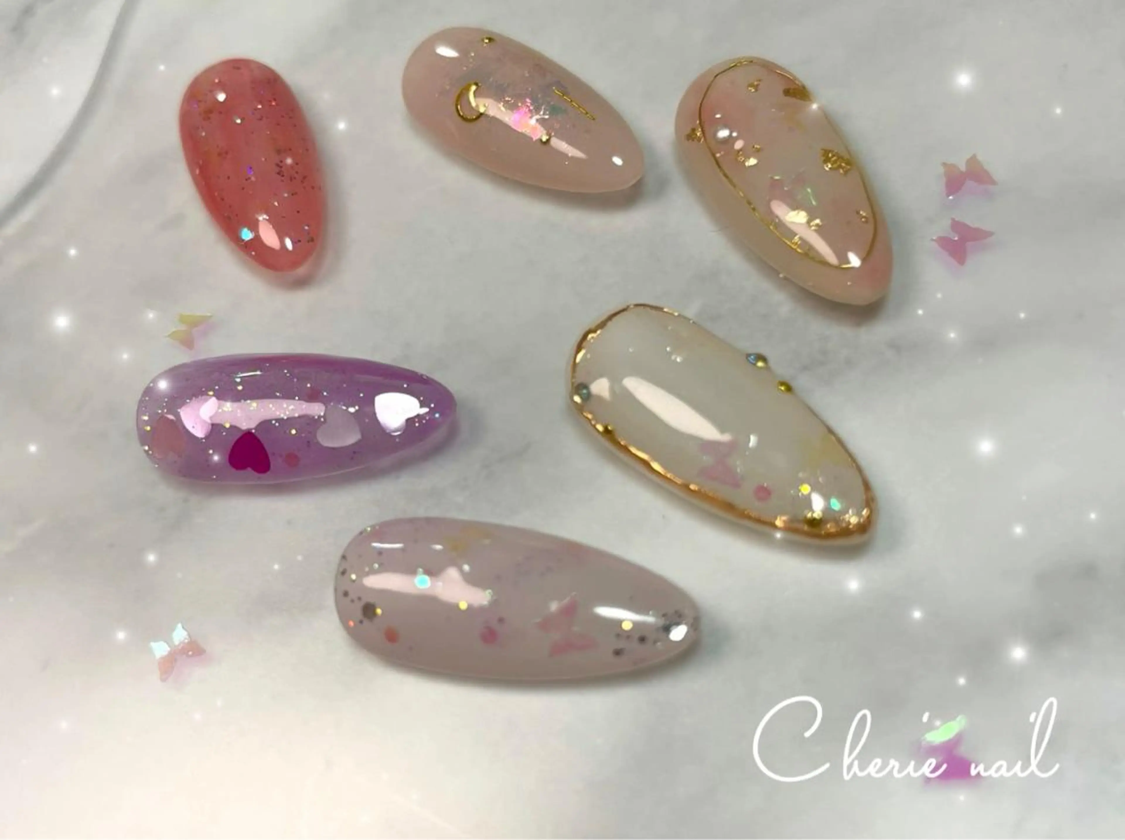 ネイル ハンドネイル Cherienail yunaのネイルデザイン