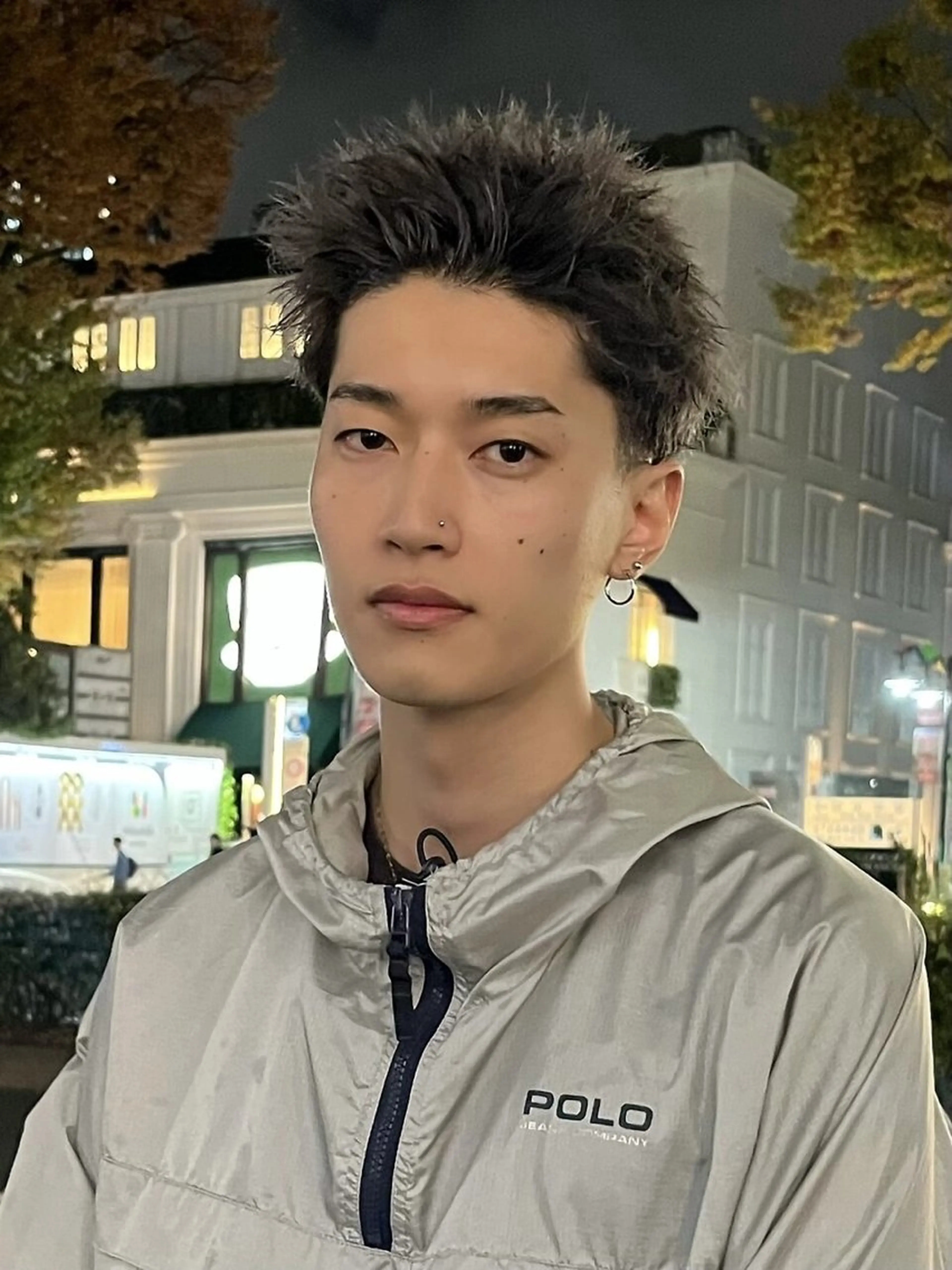 ショート カラー メンズ メンズパーマ メンズショート スパイキーショート メンズツイストパーマ メンズベリーショート パーマ 渋谷 メンズショート 佐伯 将のヘアスタイル