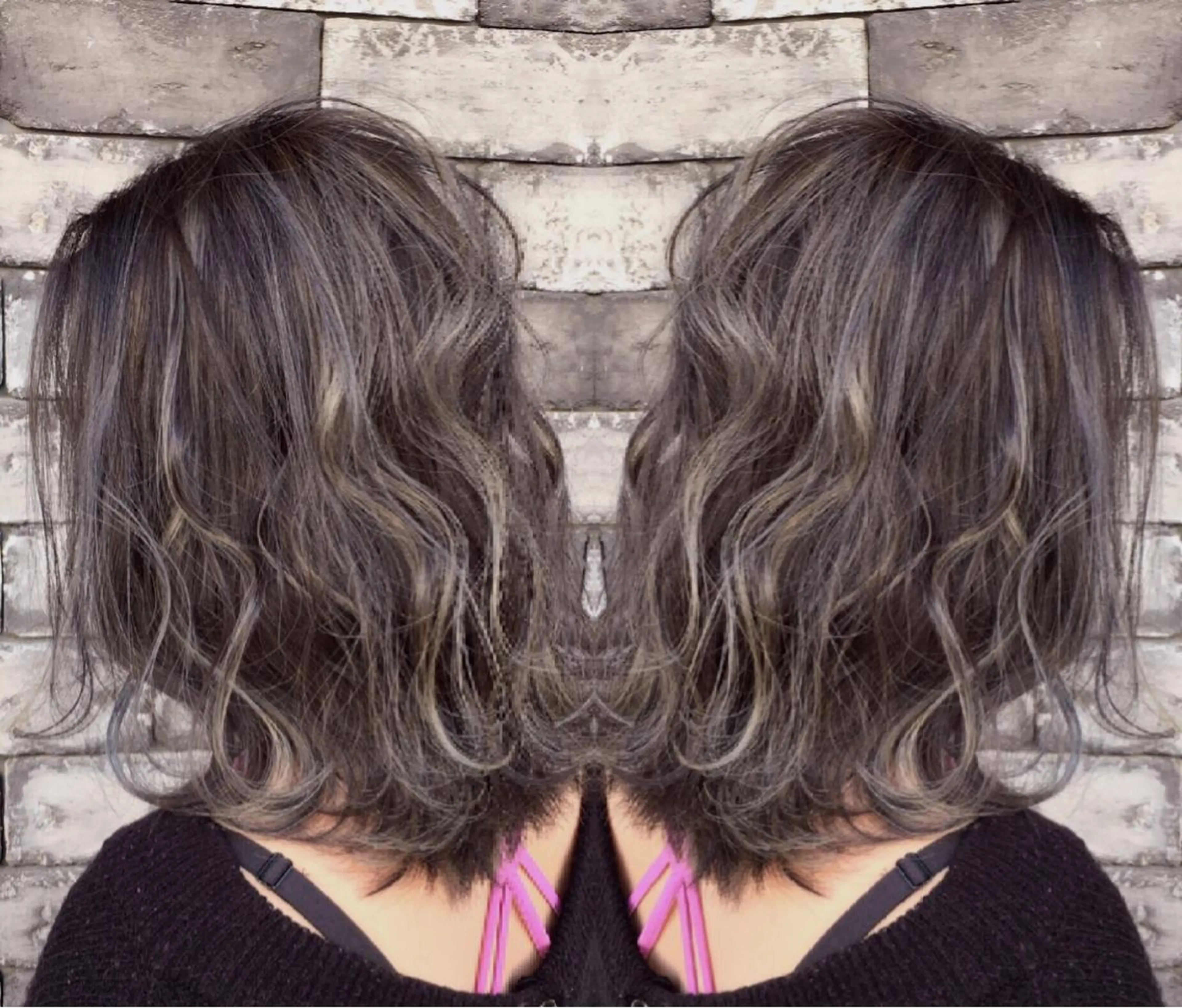 ミディアム 3Dハイライト 外国人風カラー ハイライト ヘアカラー トリートメント ヘアセット ❤️千葉県代表❤️ 店長❤️柿本翔一朗のヘアスタイル