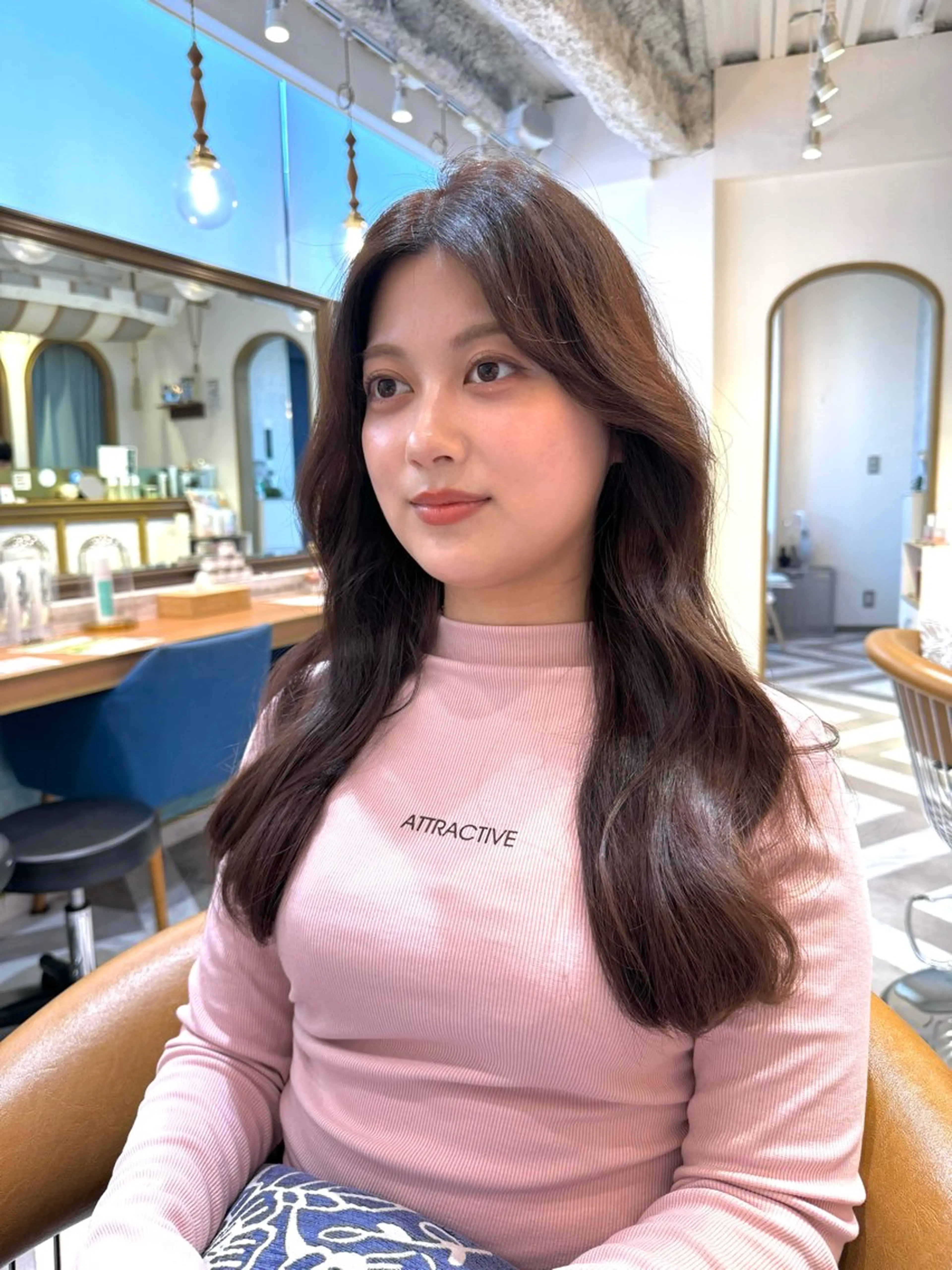 ロング カット ヘアカラー トリートメント レイヤーカット /透明感カラー西田のヘアスタイル